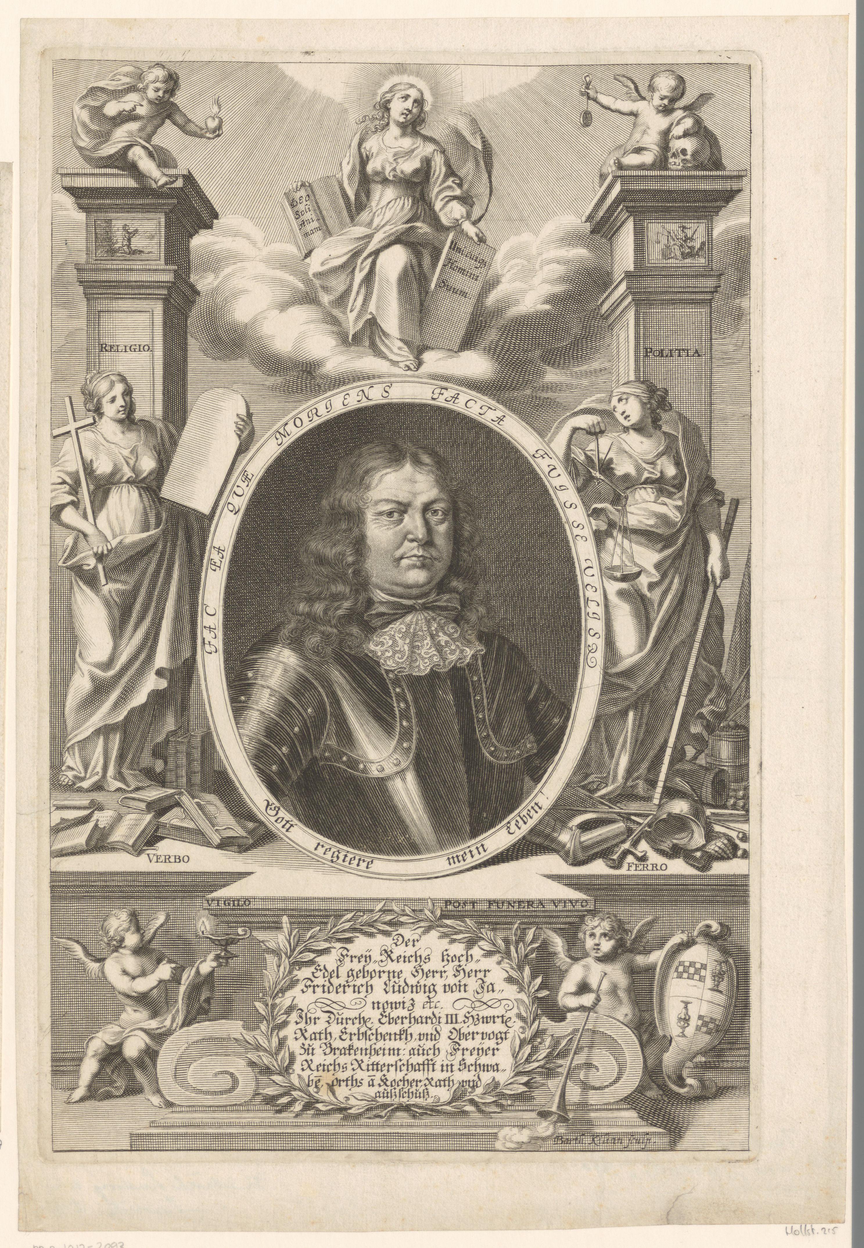 Portret van Friedrich Ludwig von Janowitz
