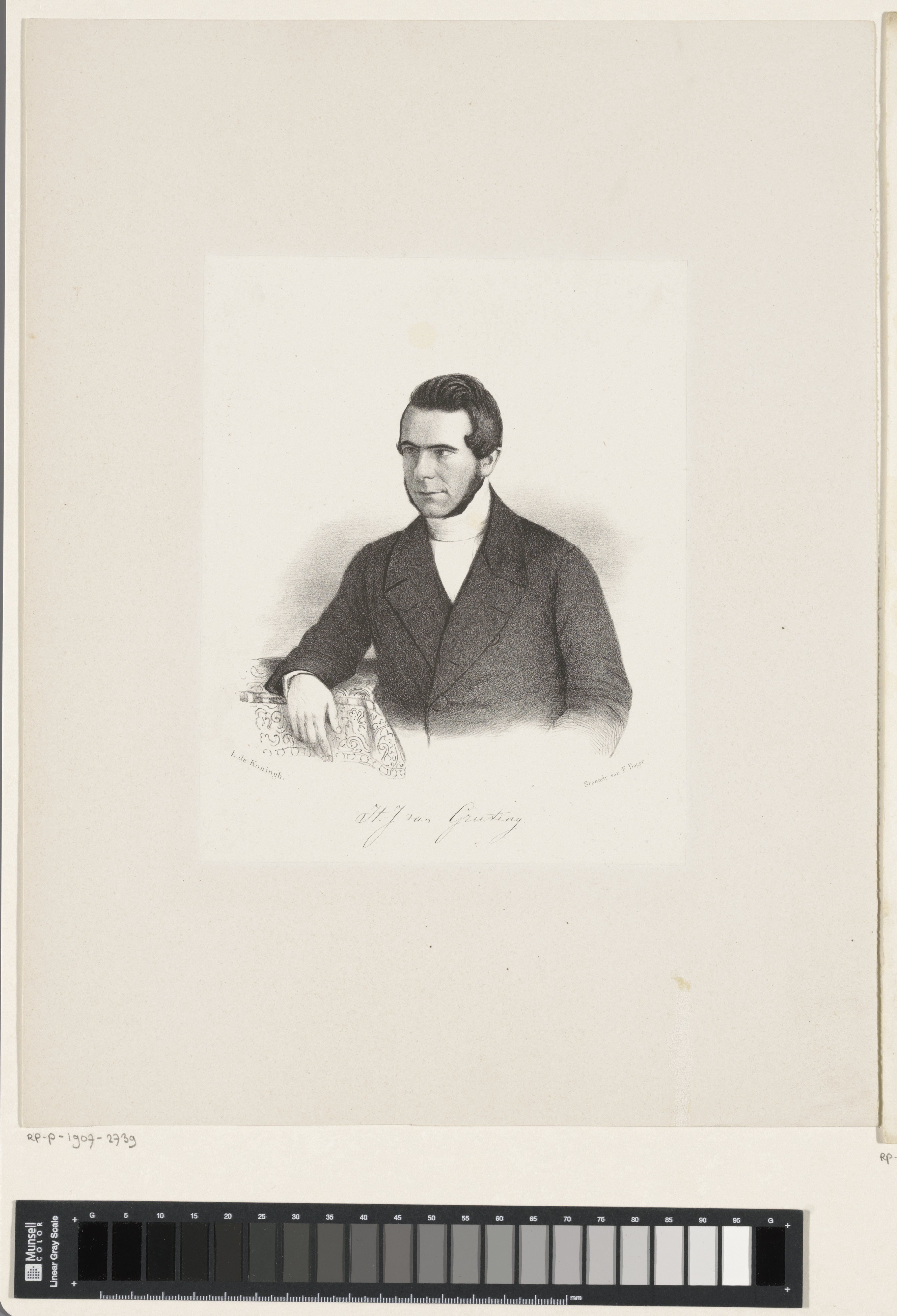 Portret van H.J. van Gruting