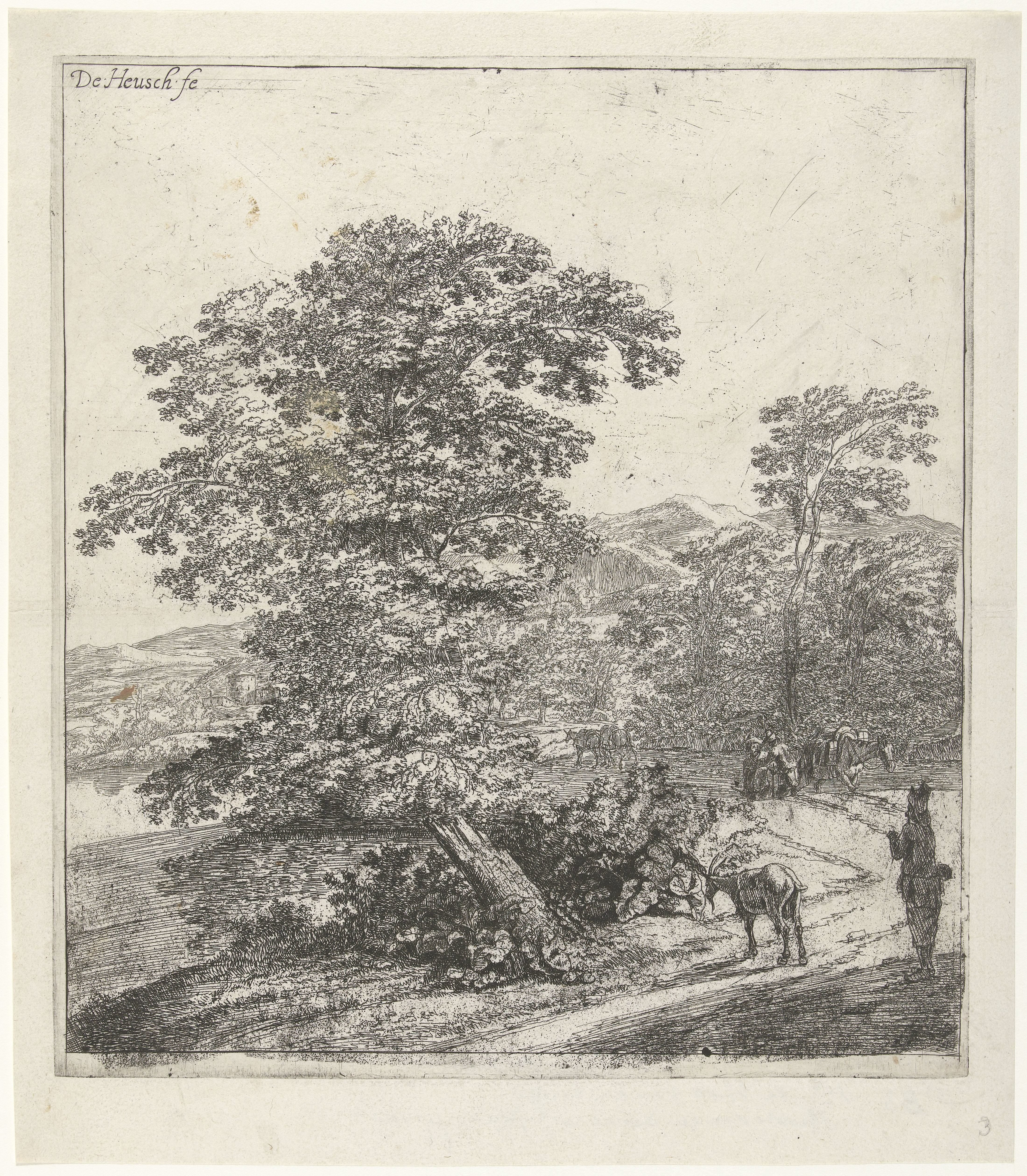 Landschap met herder