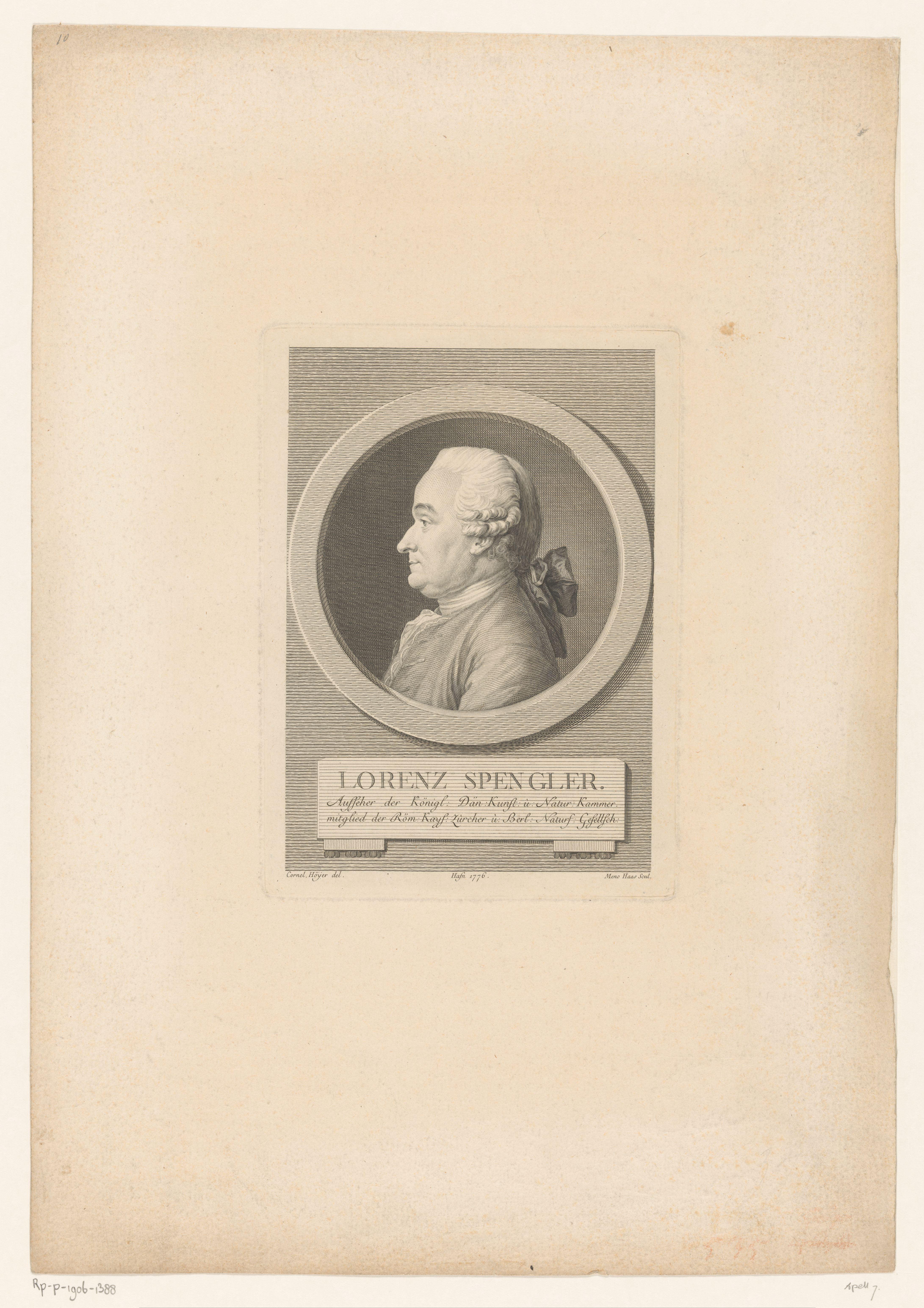 Portret van Lorenz Spengler