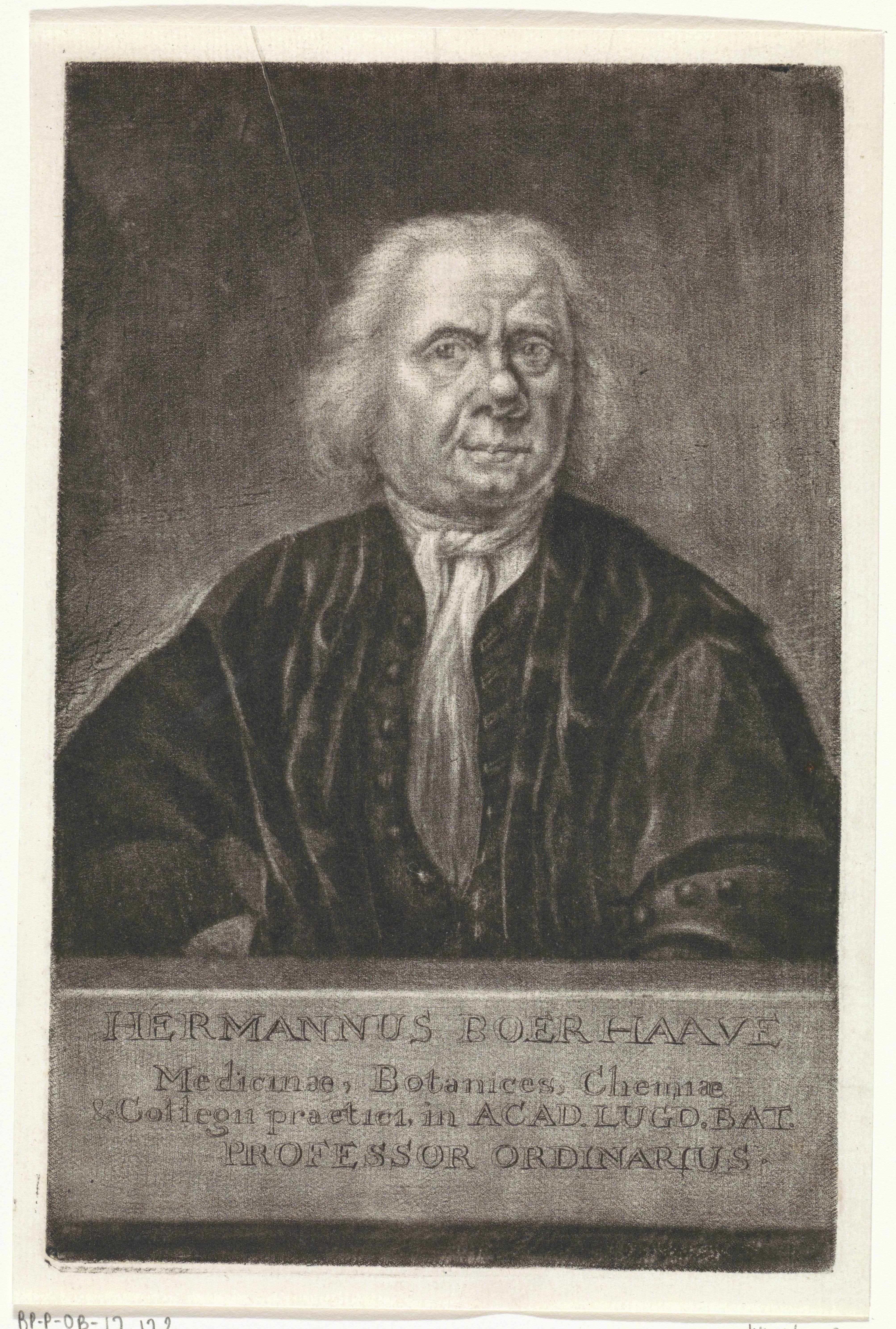 Portret van Hermanus Boerhaave