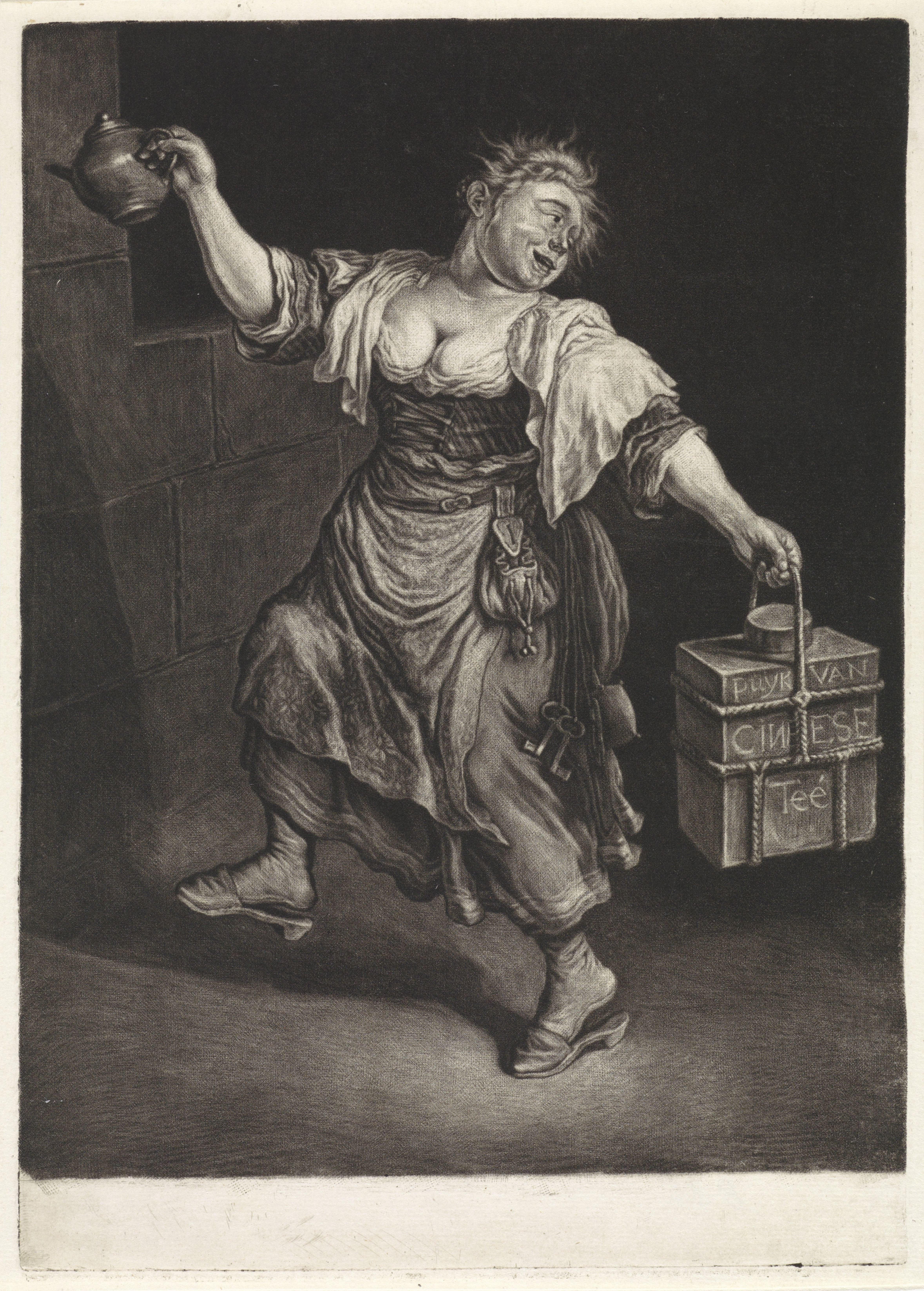De Theeverkoopster, ca. 1695-1697