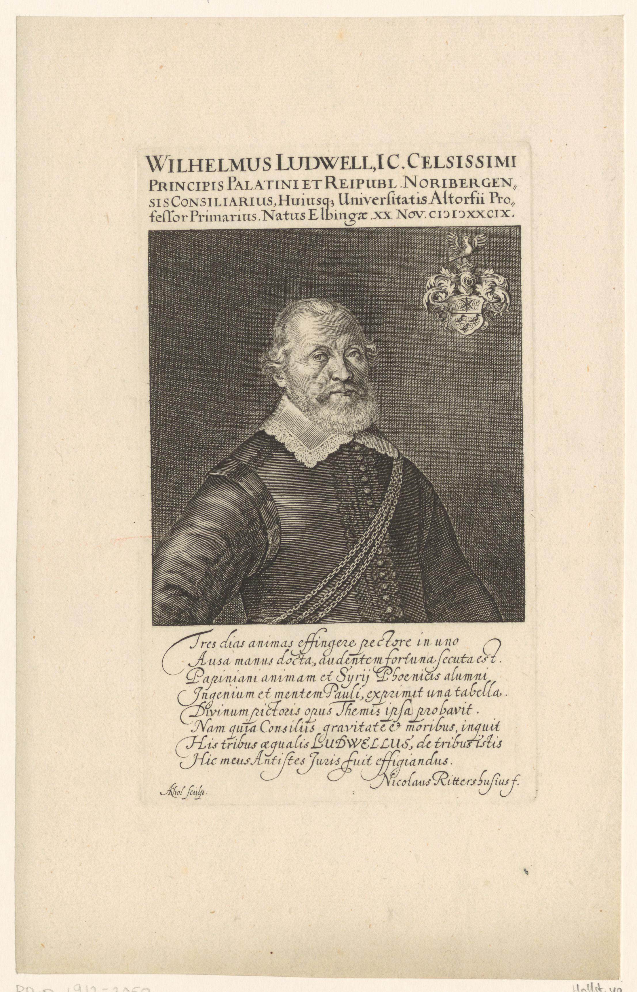 Portret van Wilhelm Ludwell