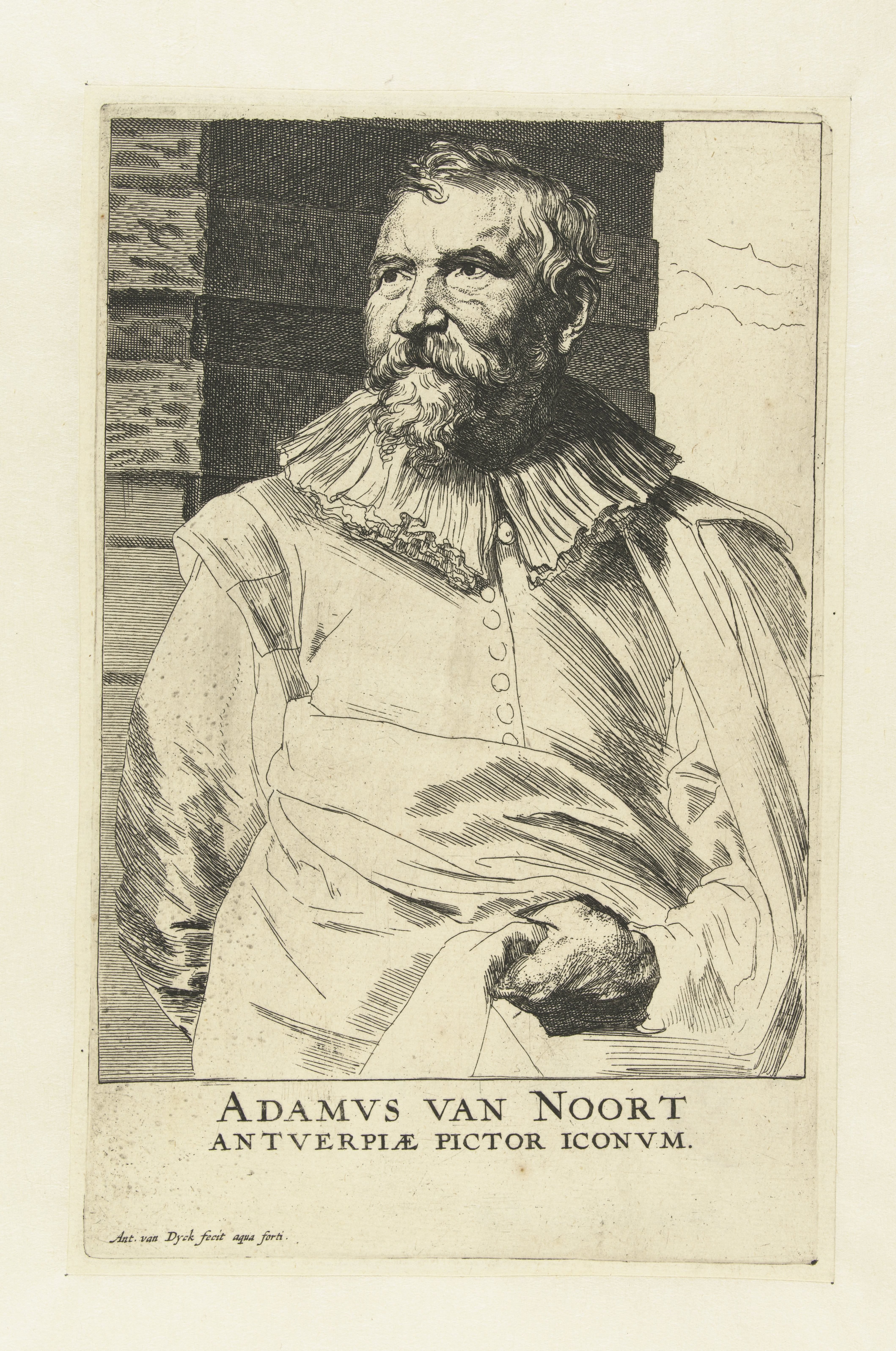 Portret van Adam van Noort