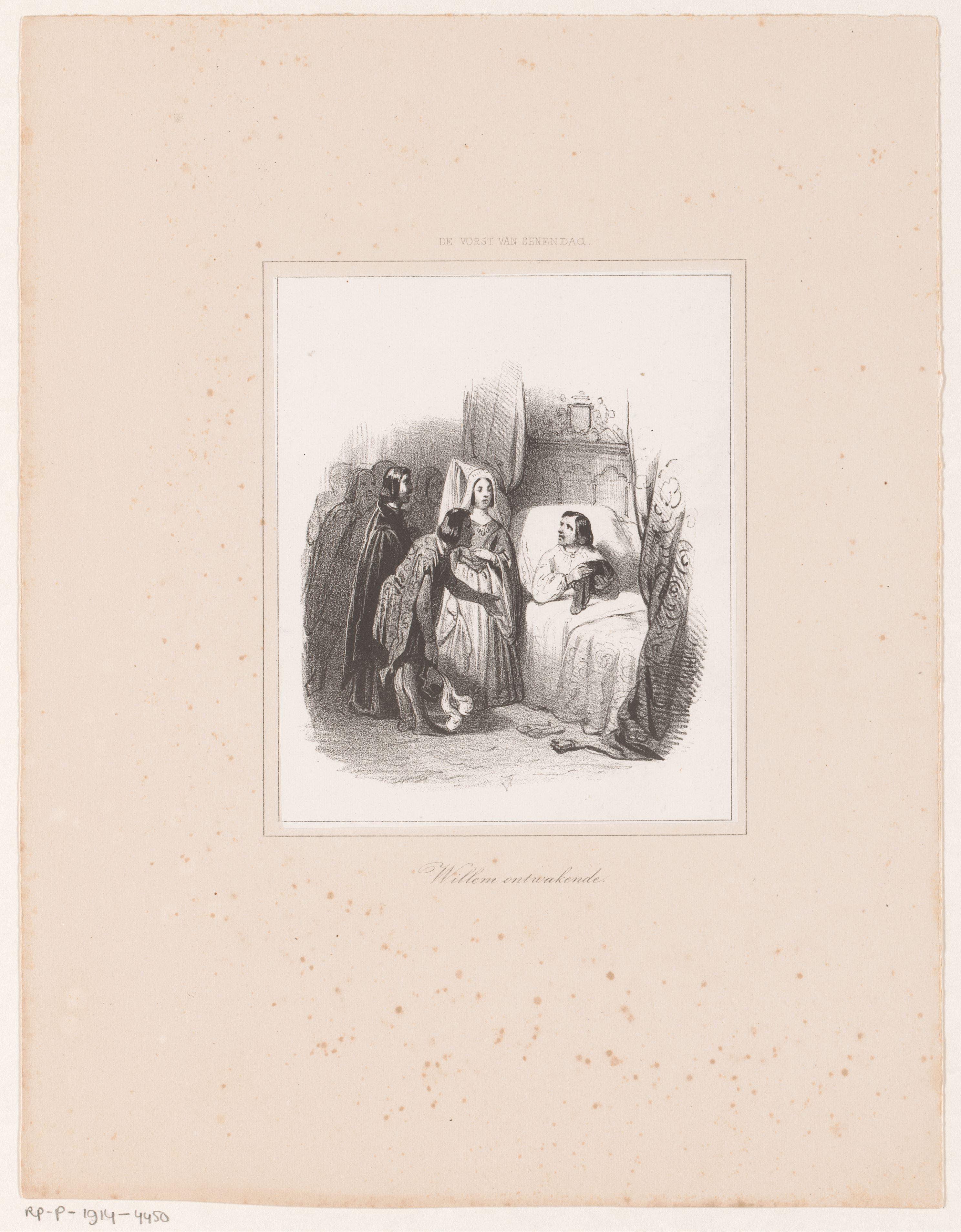 Willem van Nieuwen ontwaakt in het bed van Filips de Goede
