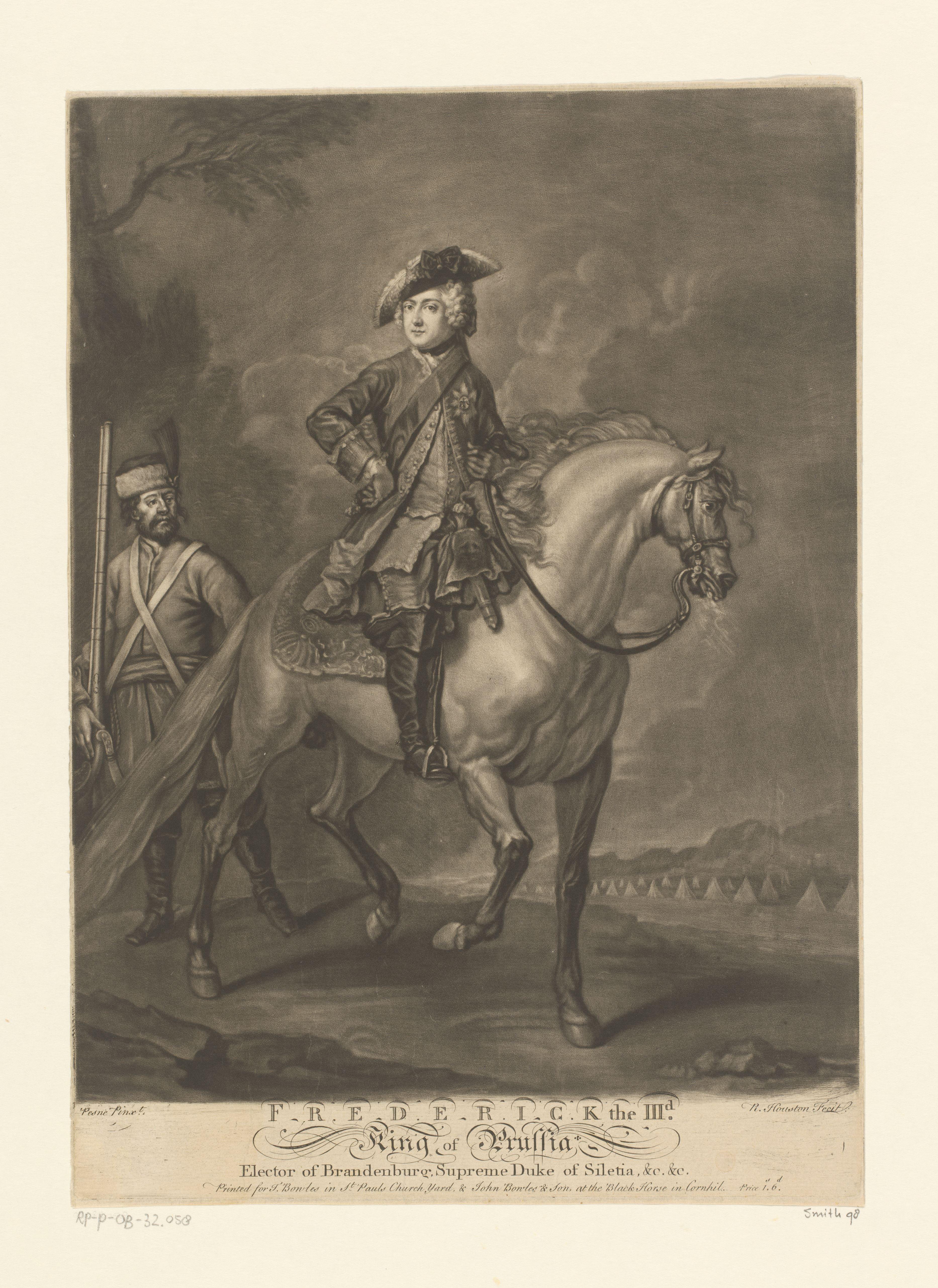 Portret van Frederik de Grote