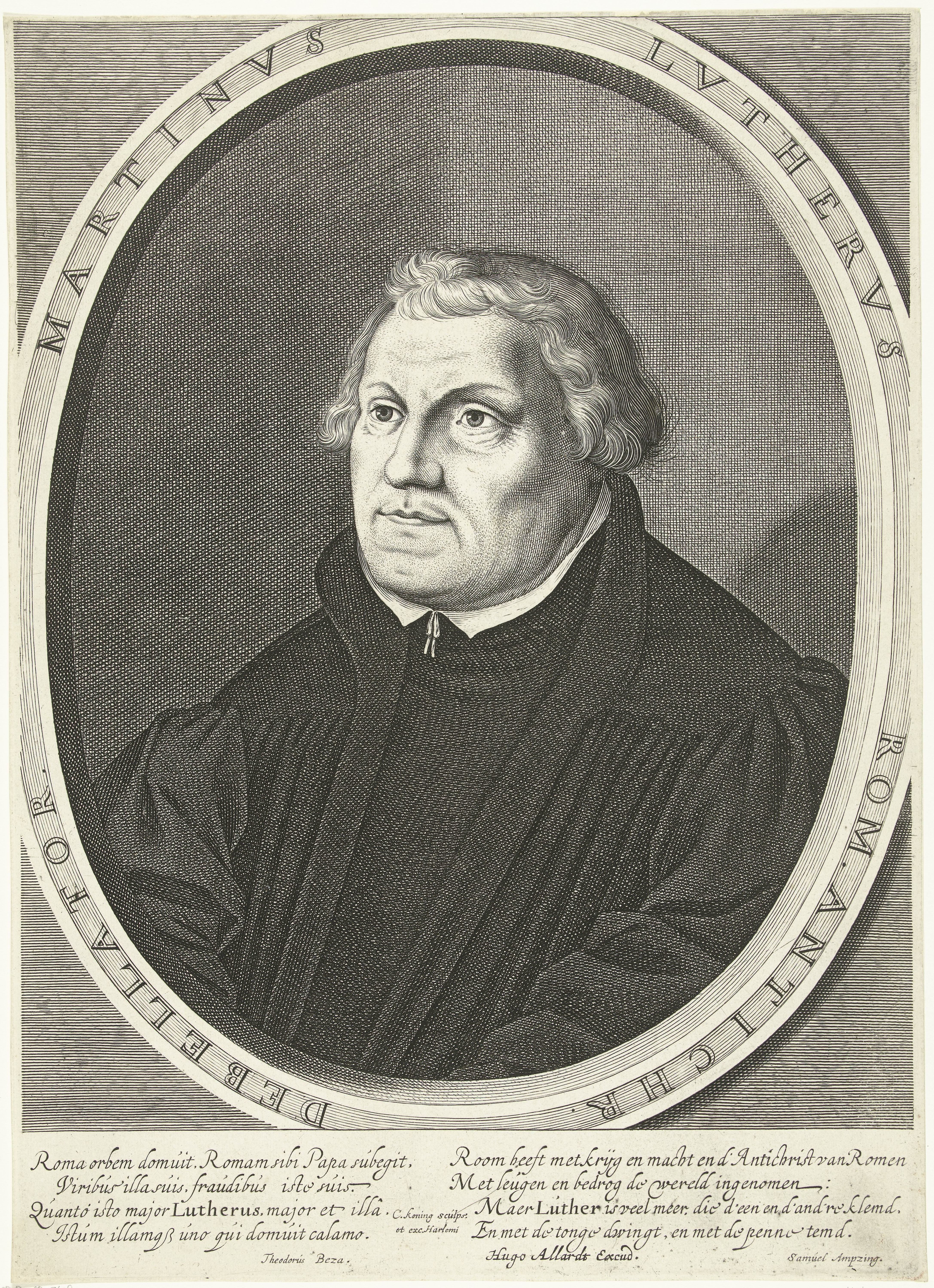Portret van Martin Luther