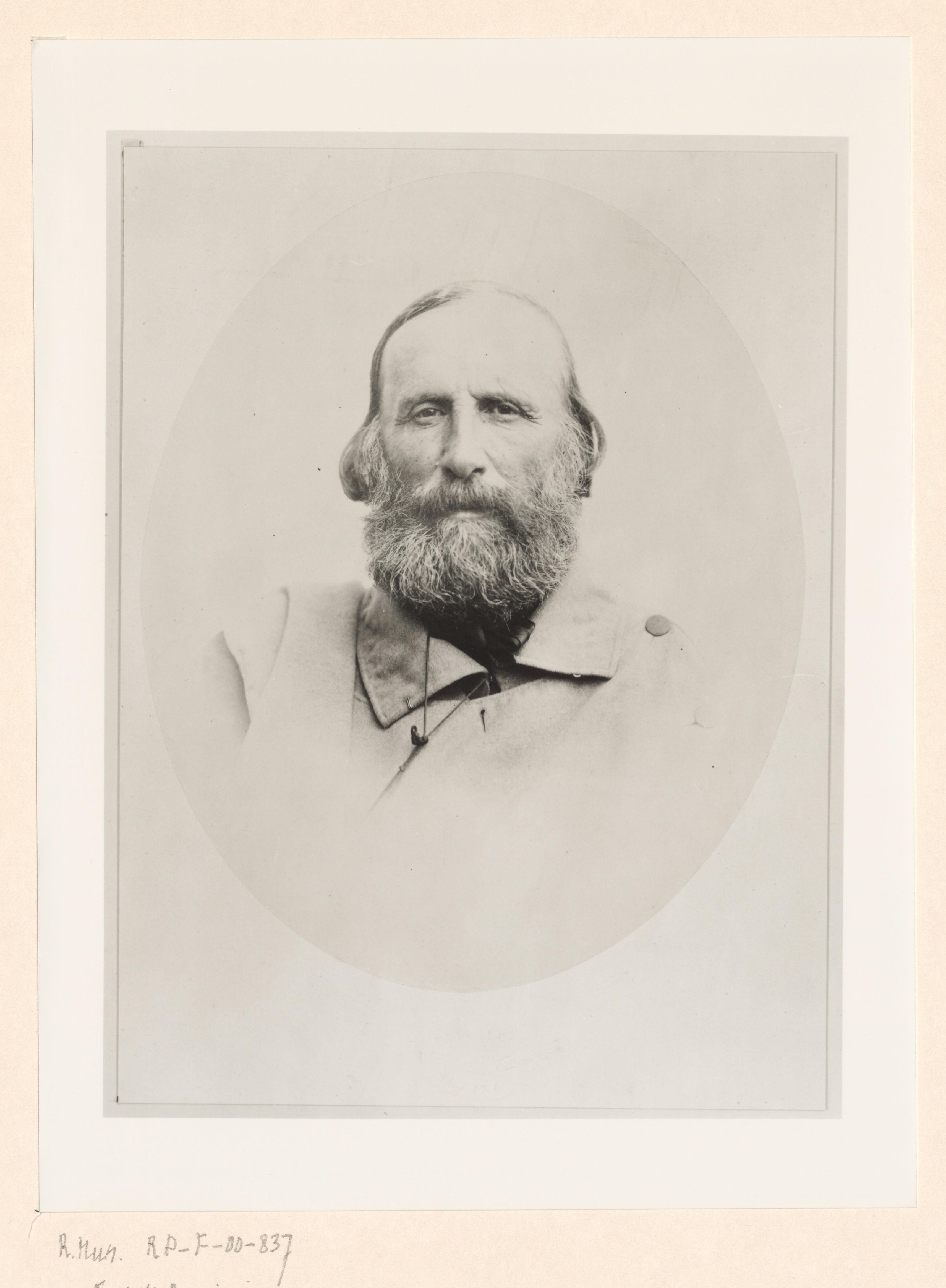 Portret van Giuseppe Garibaldi