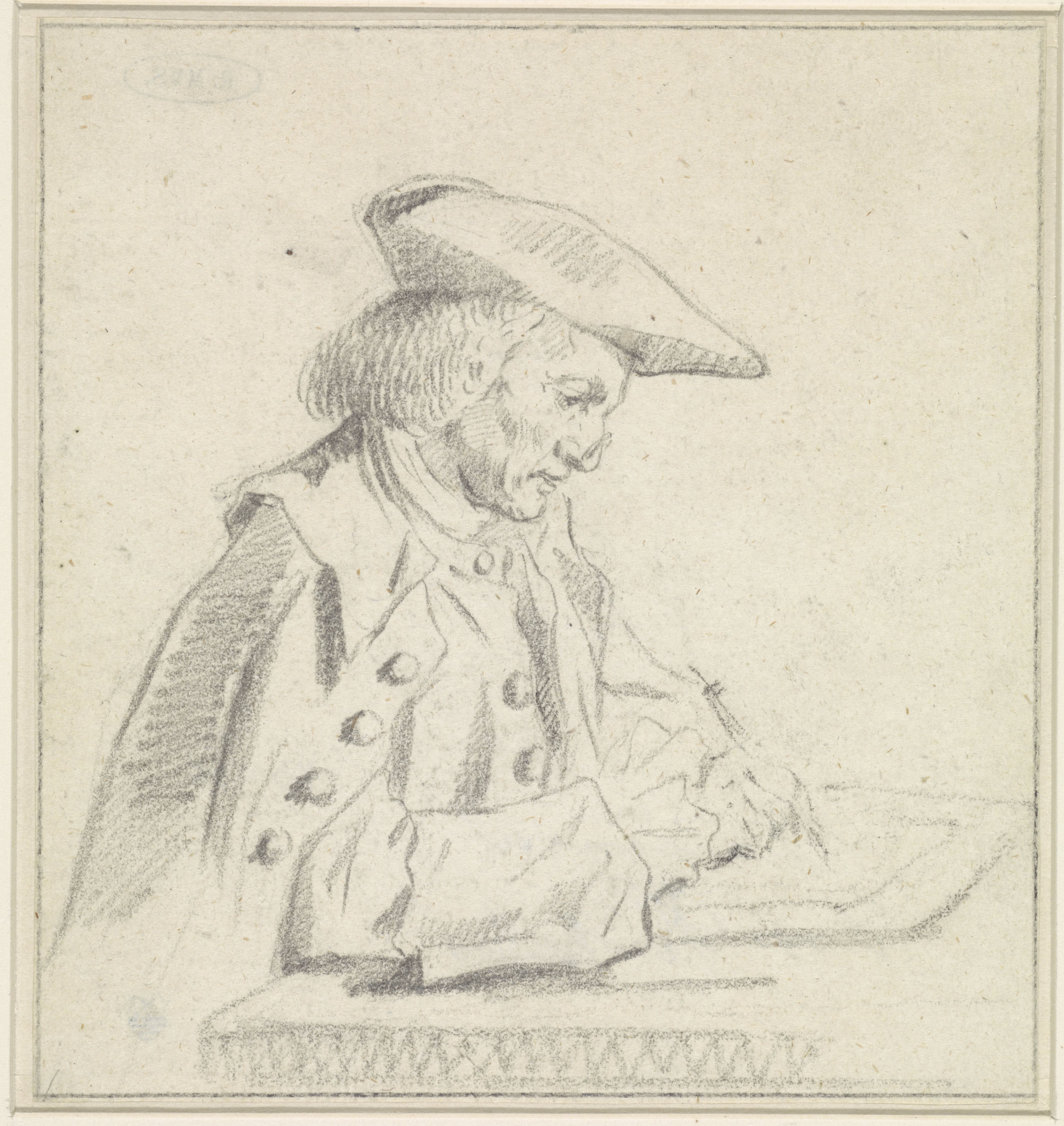 Portret van Abraham Dulignon