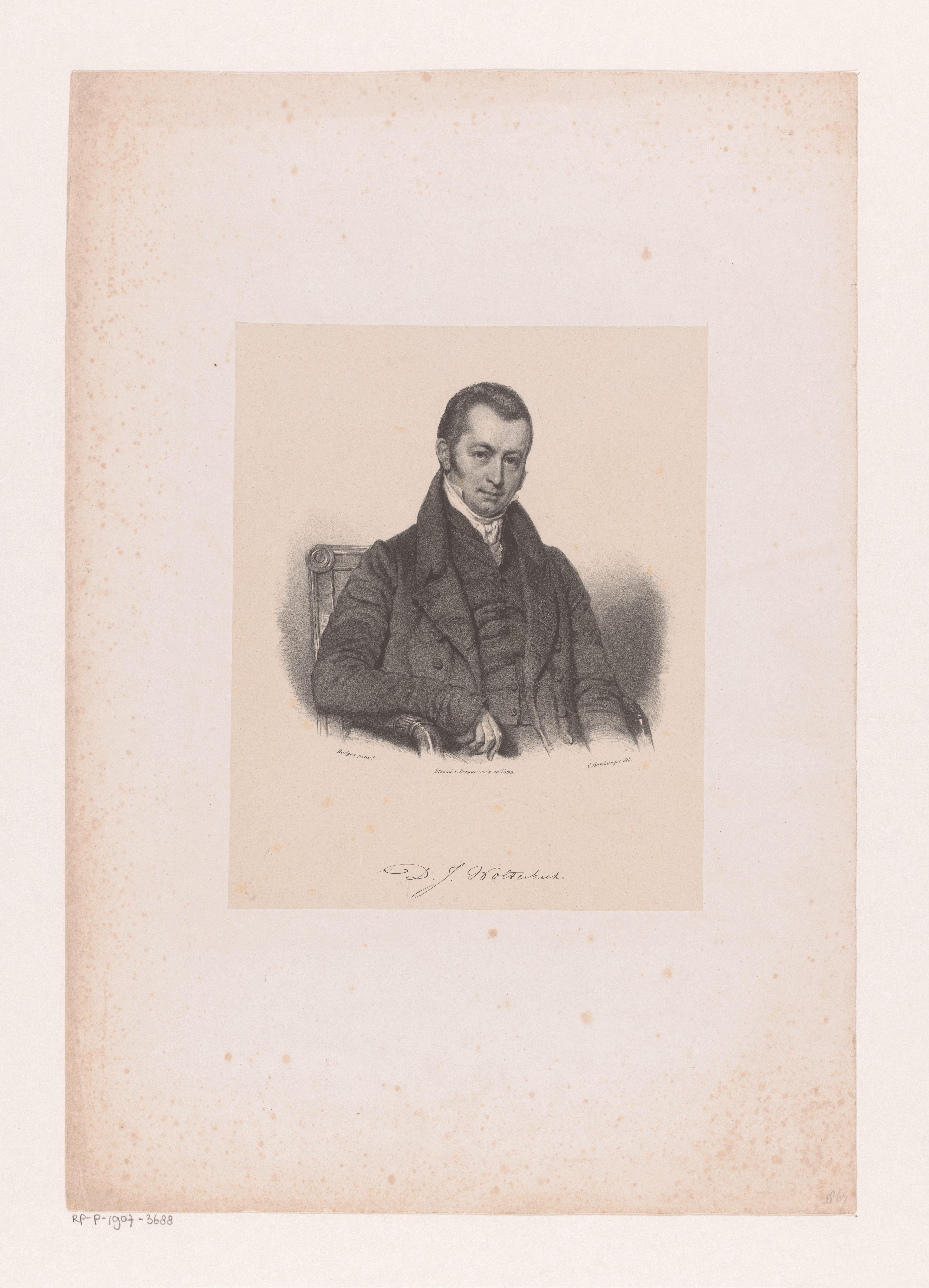 Portret van Dirk Jacob Wolterbeek