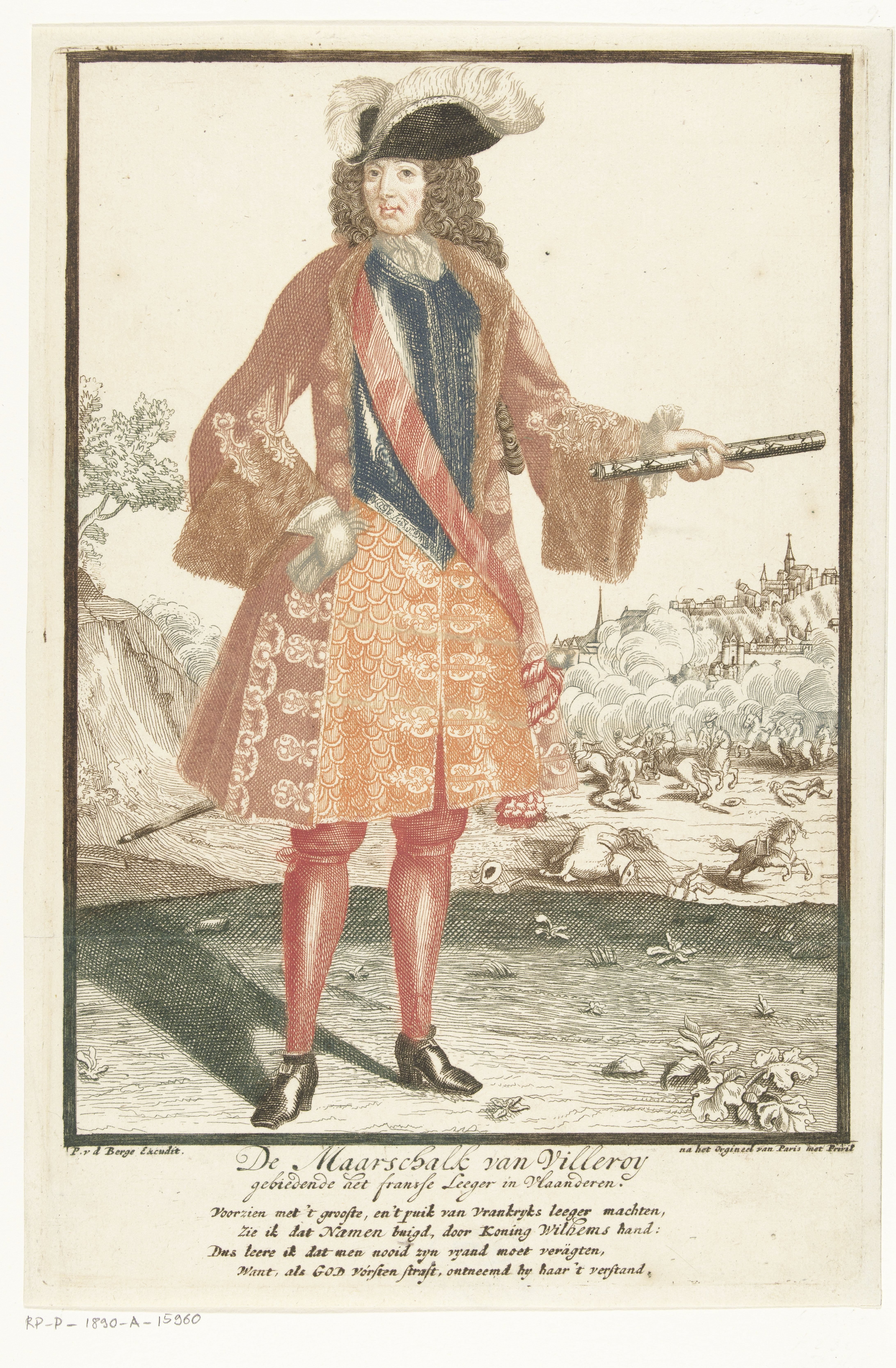 Portret van maarschalk François de Neufville, hertog van Villeroy