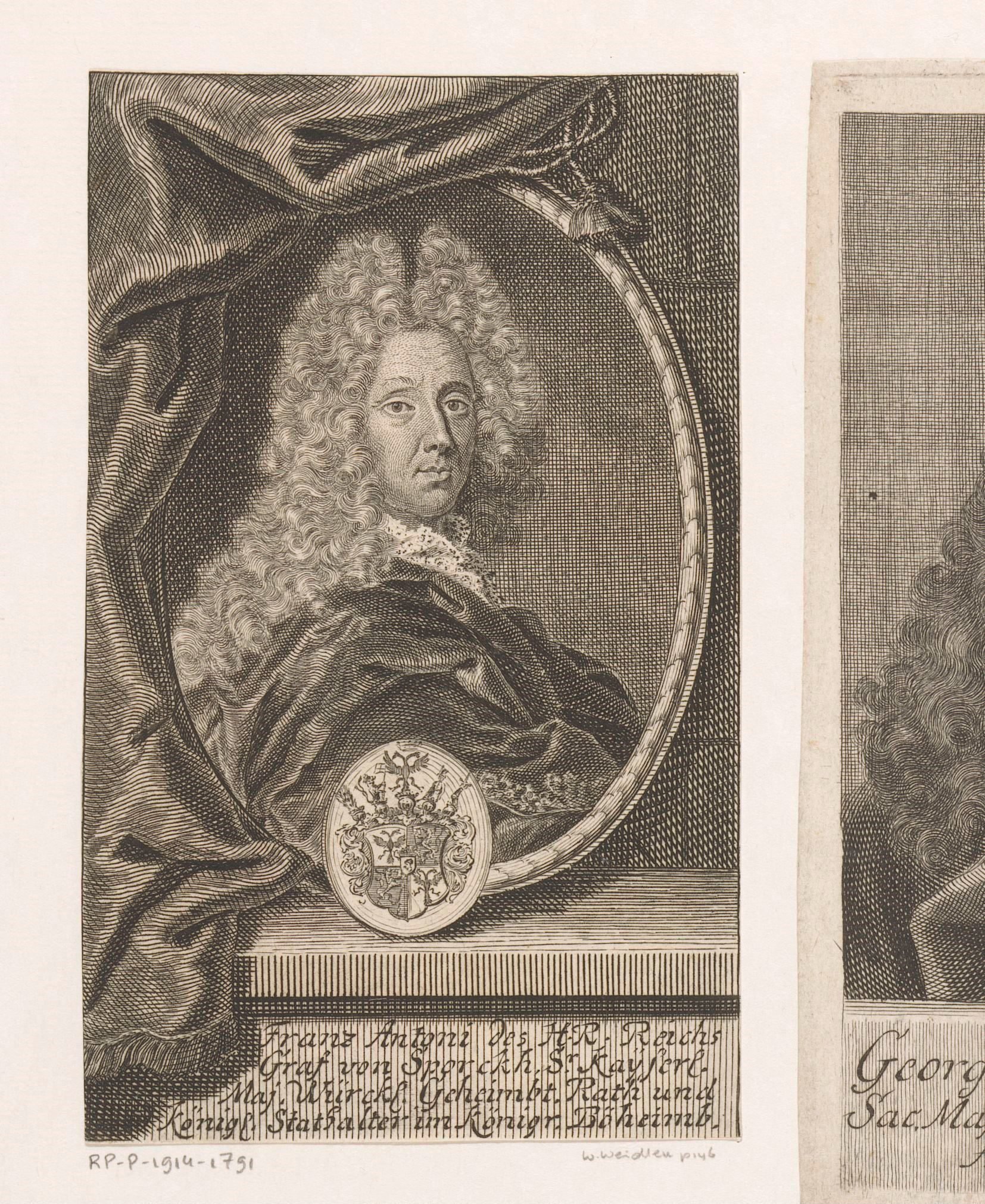 Portret van Franz Anton, Reichsgraf von Sporck