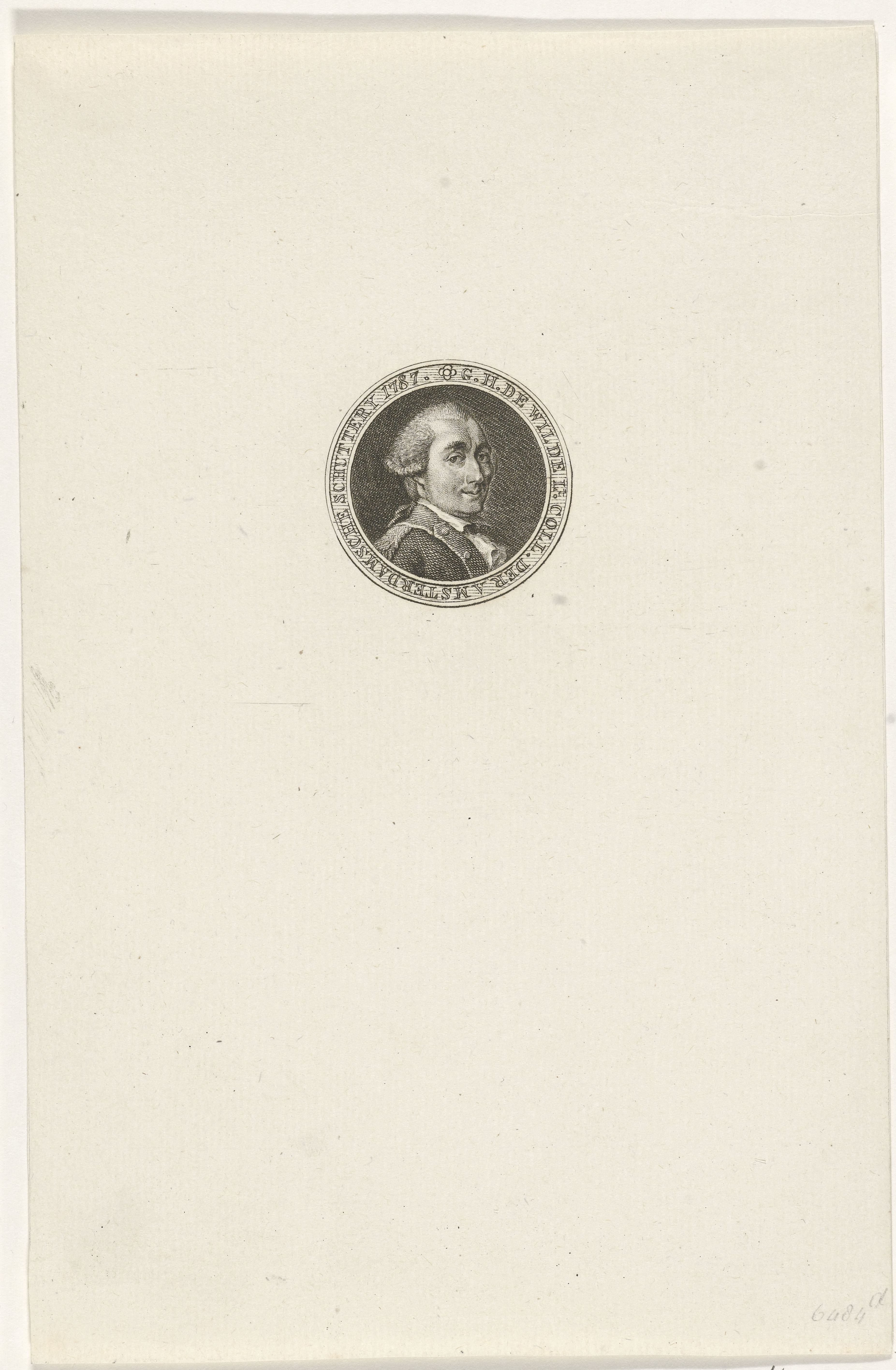 Portret van George Hendrik de Wilde