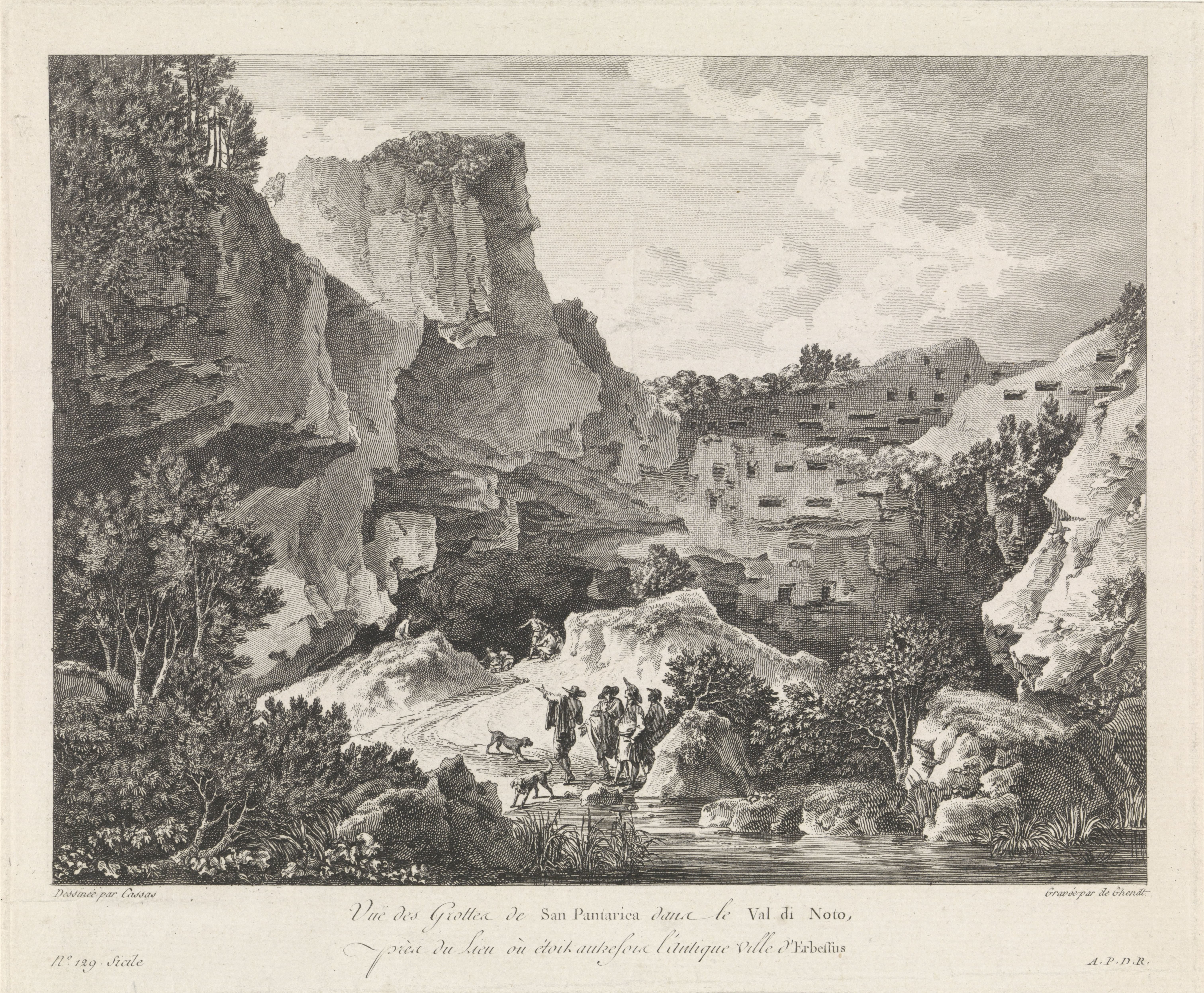Grotten van San Pamarica in het dal van Notto
