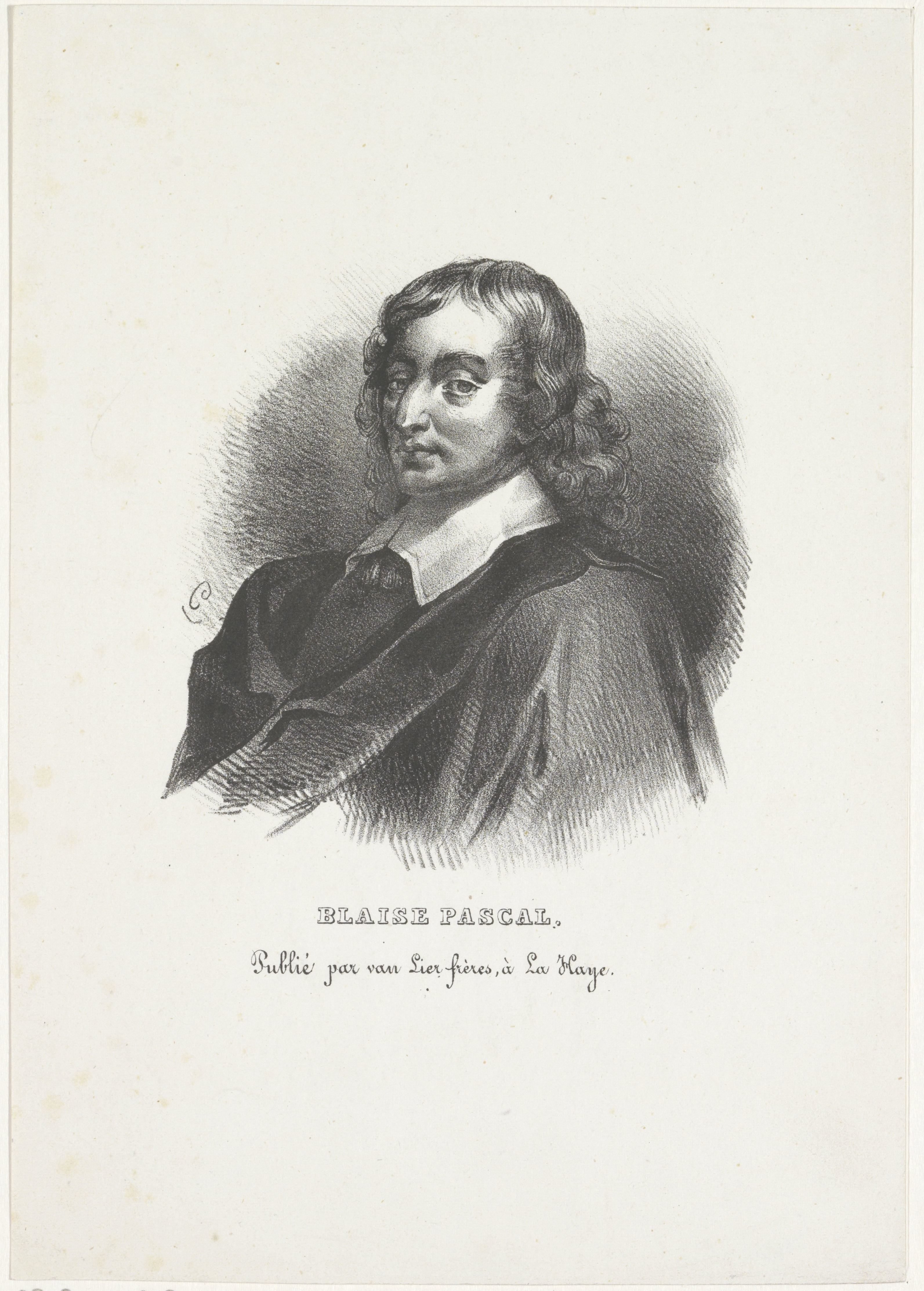 Portret van Blaise Pascal