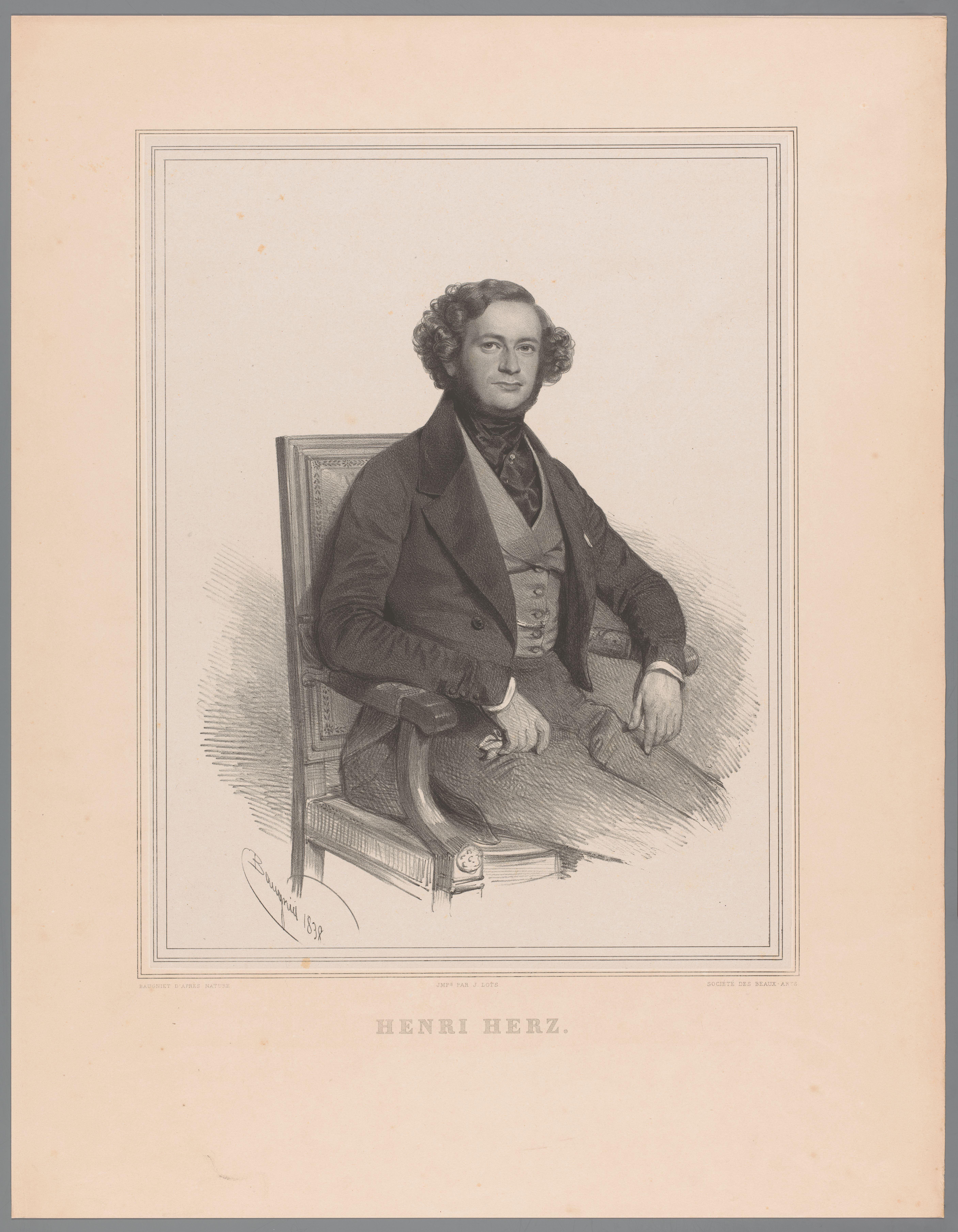 Portret van Henri Herz