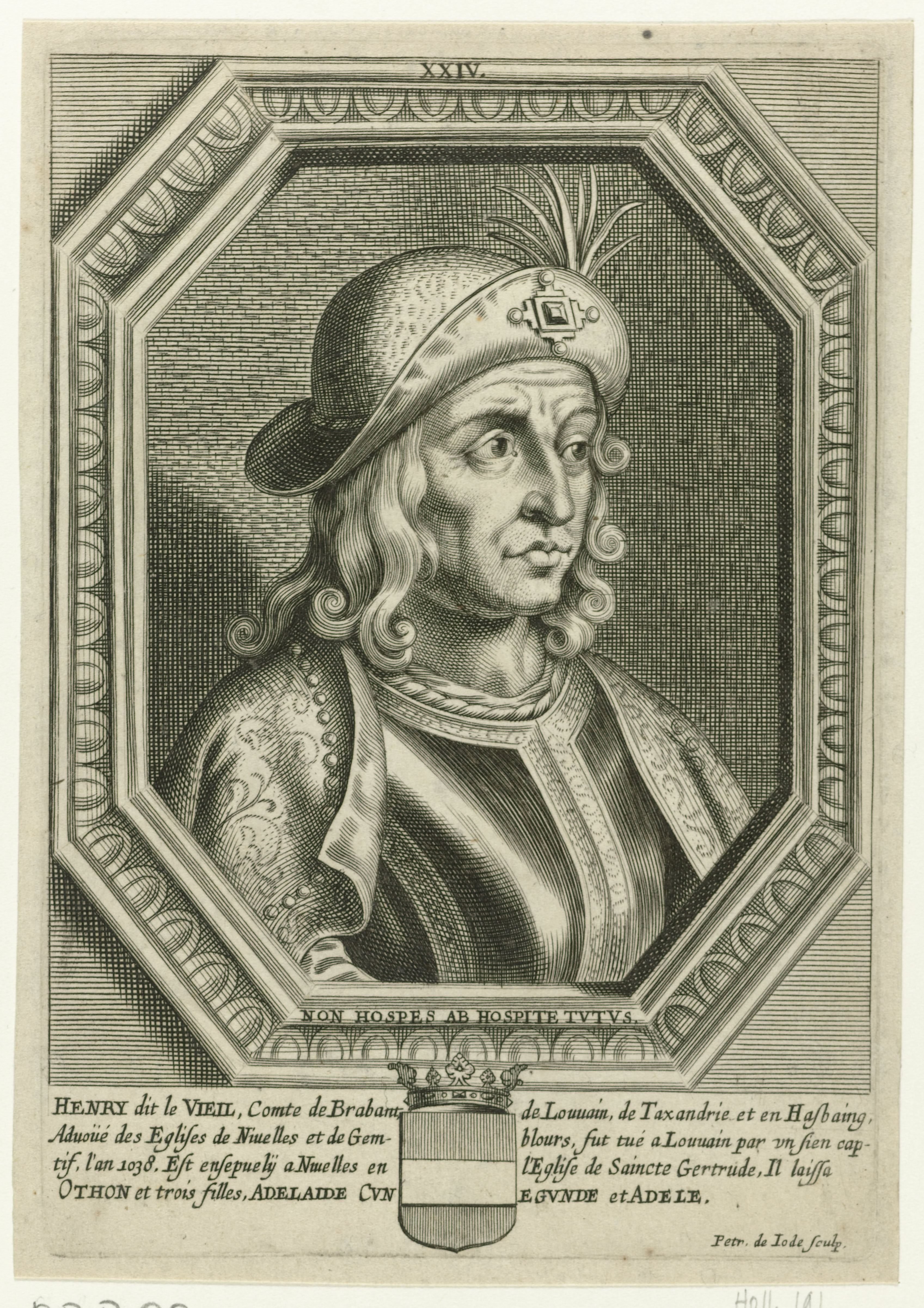 Portret van Hendrik de Oude