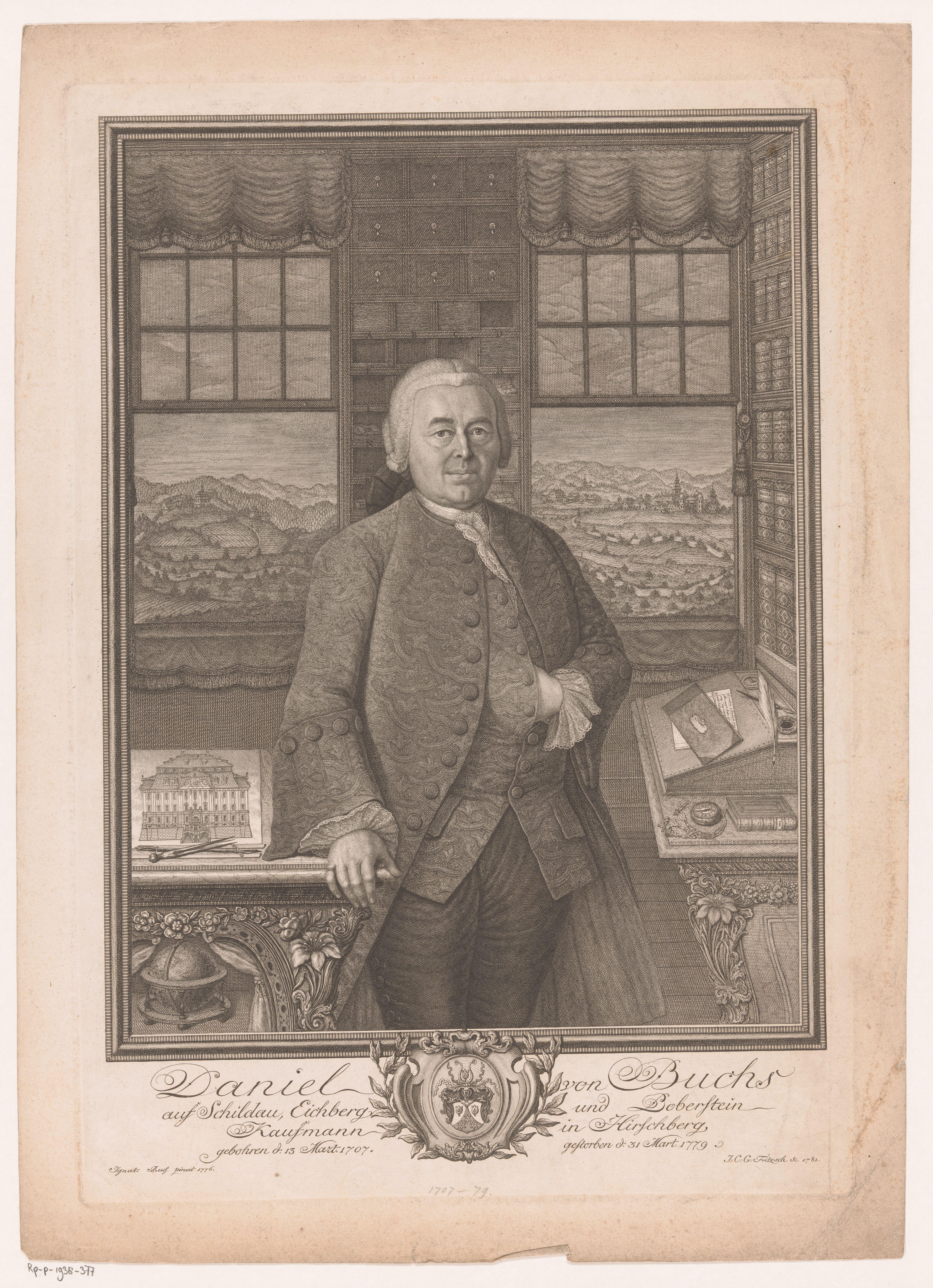 Portret van Daniel von Buchs