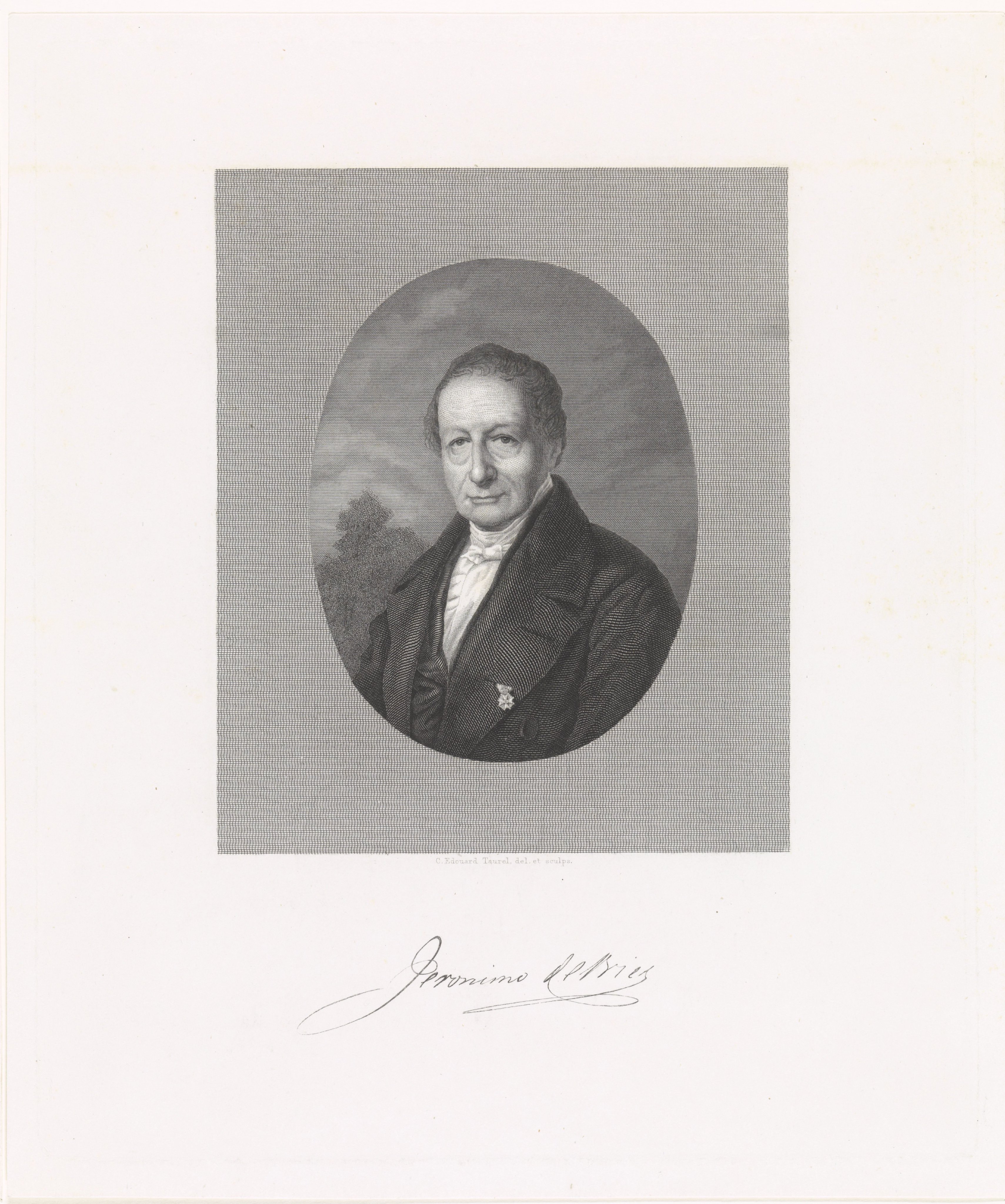 Portret van Jeronimo de Vries