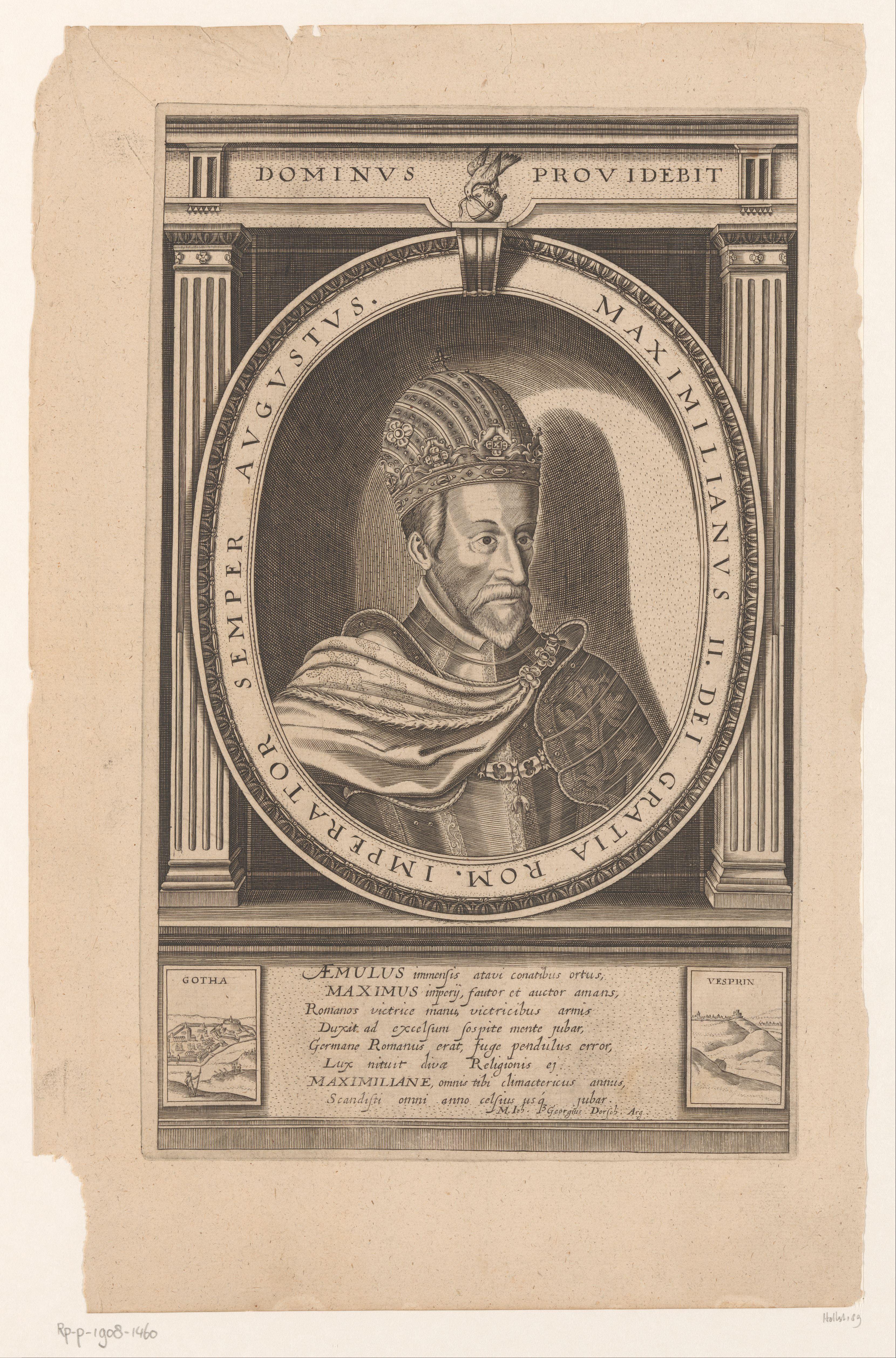 Portret van keizer Maximiliaan II