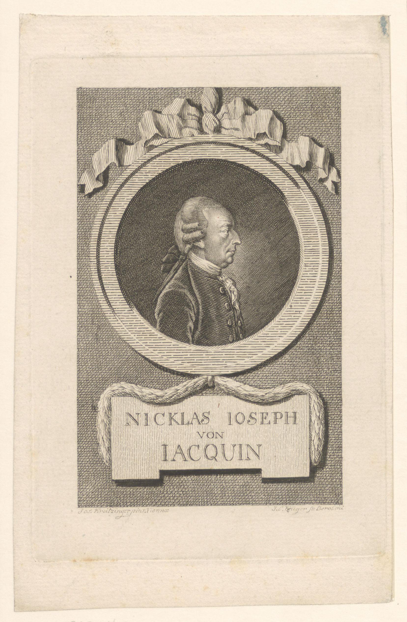 Portret van Nikolaus Joseph von Jacquin