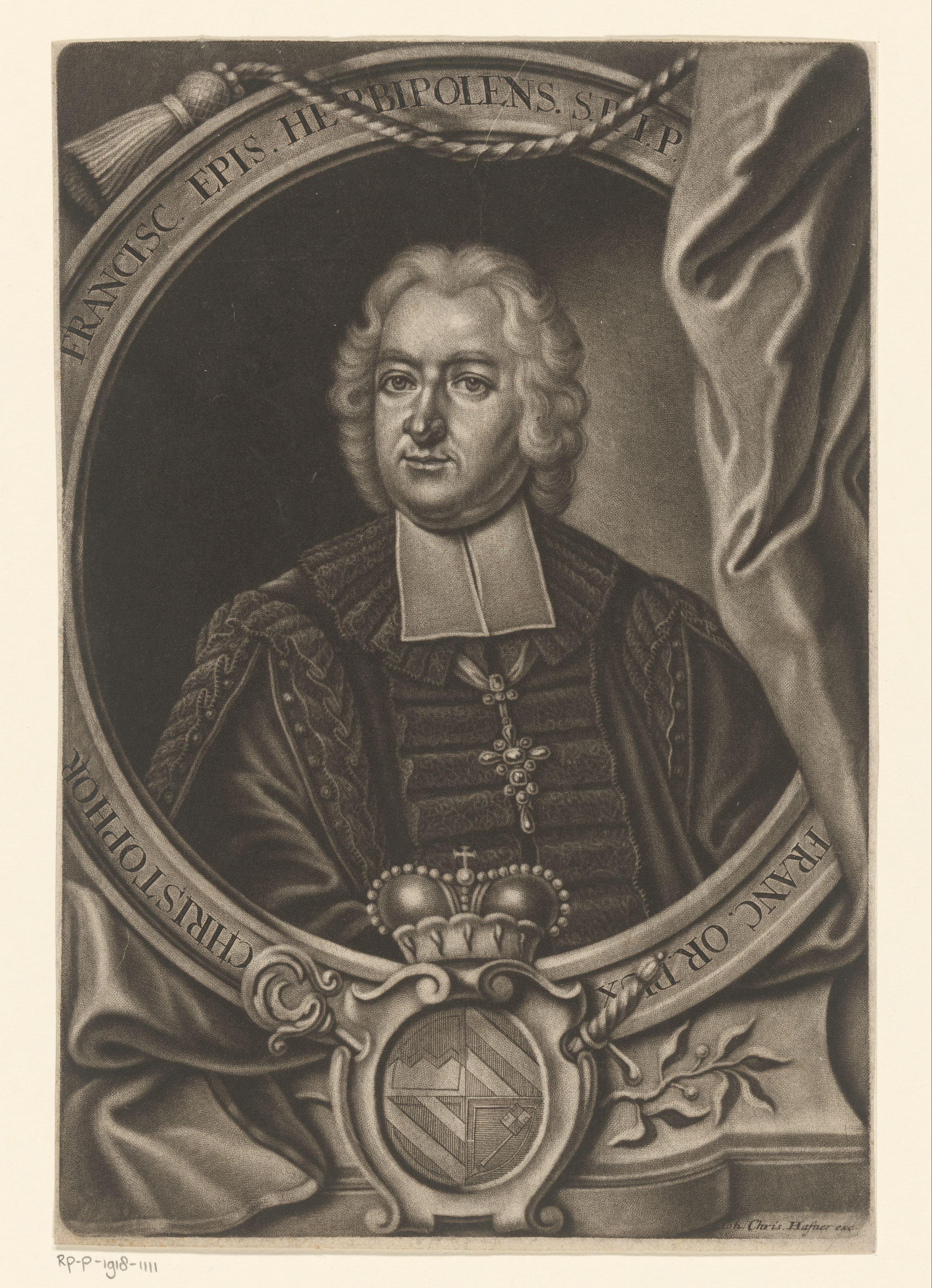 Portret van Christoph Franz von Hutten