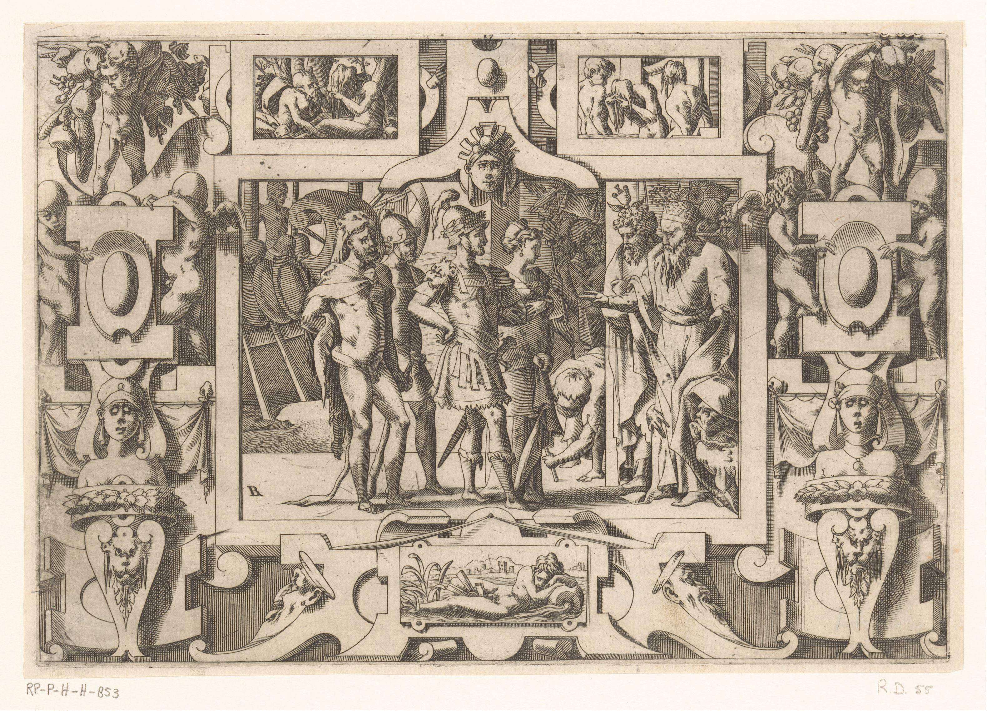 Jason en Medea op bezoek bij Pelias op Iolcus