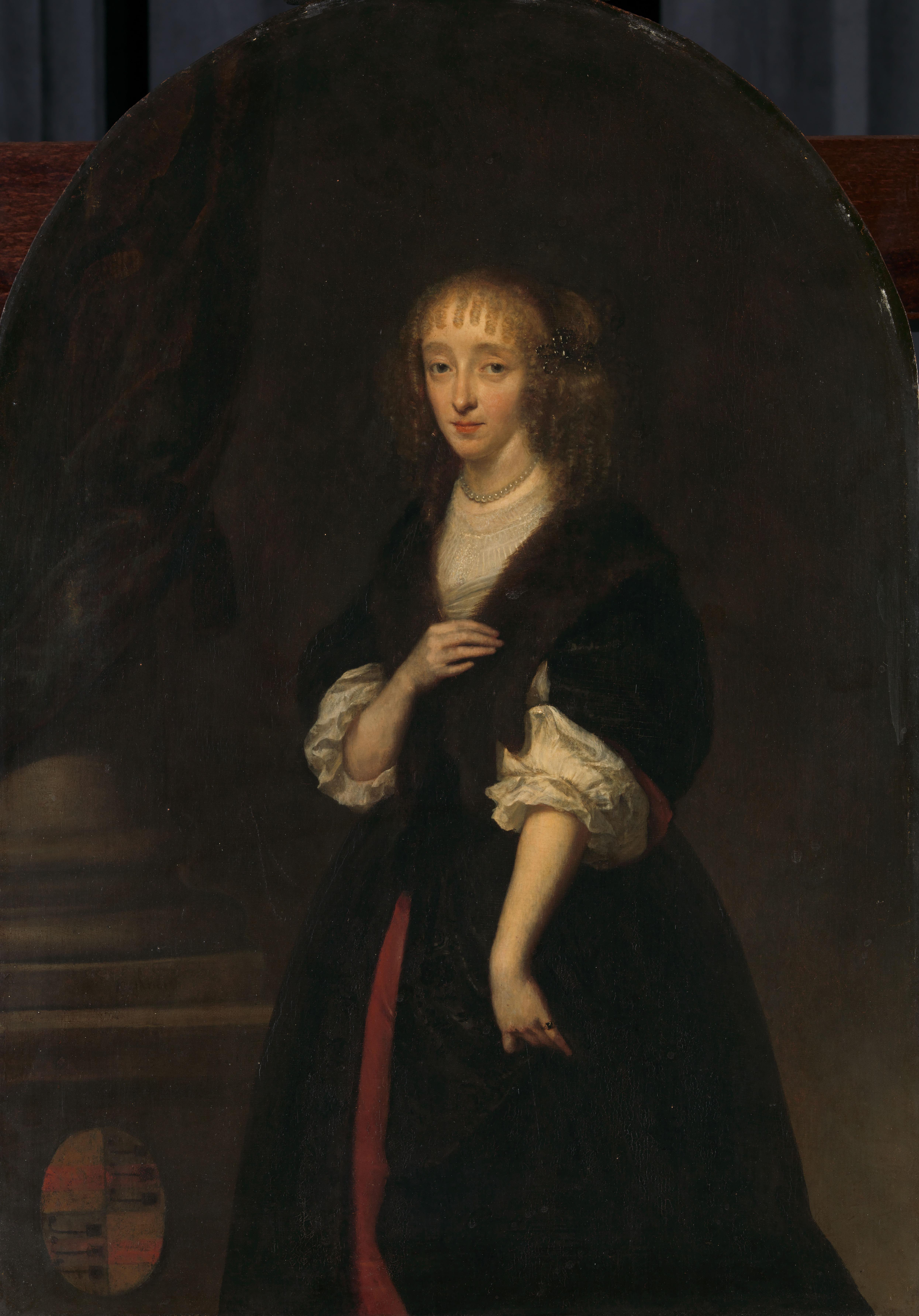 Portrait of Jacoba Bicker (1640-95), wife of Pieter de Graeff