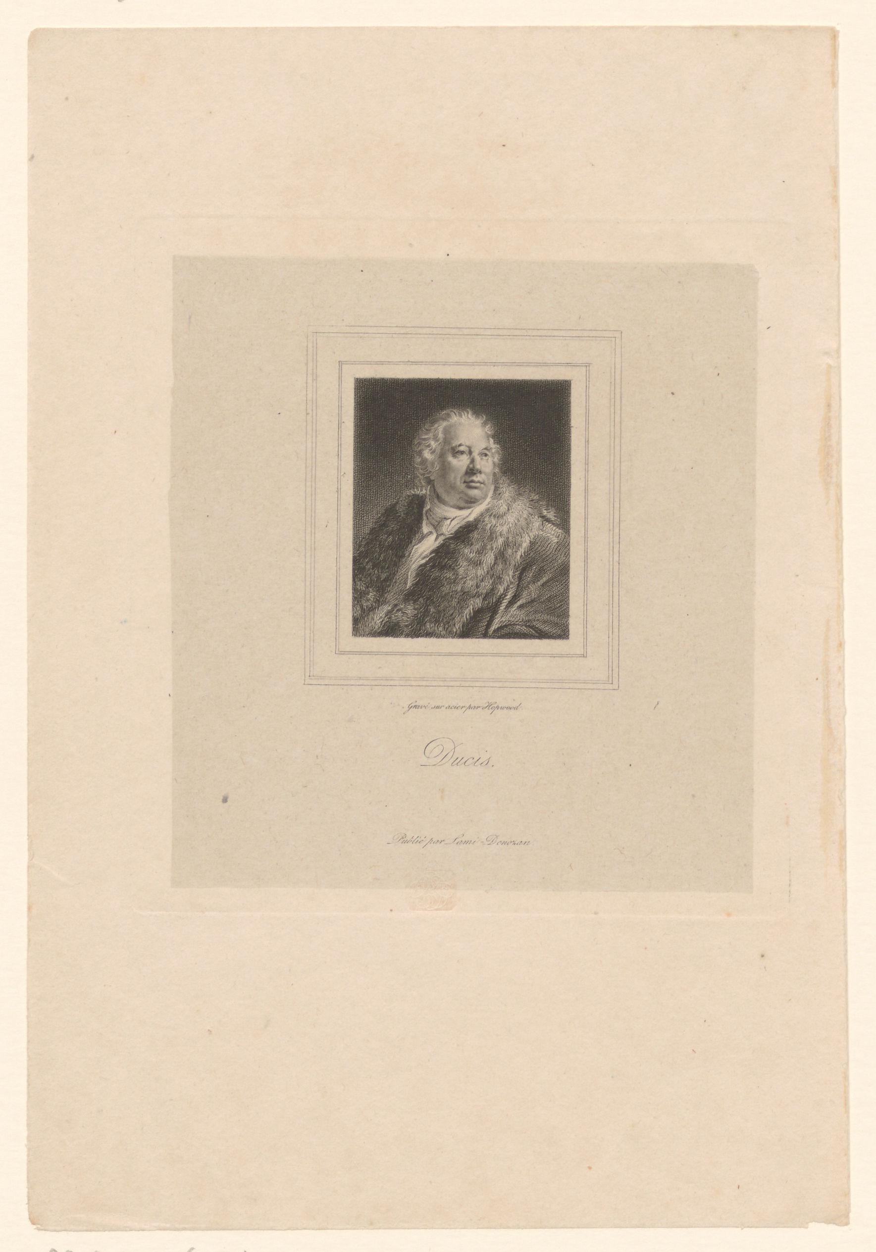 Portret van Jean François Ducis