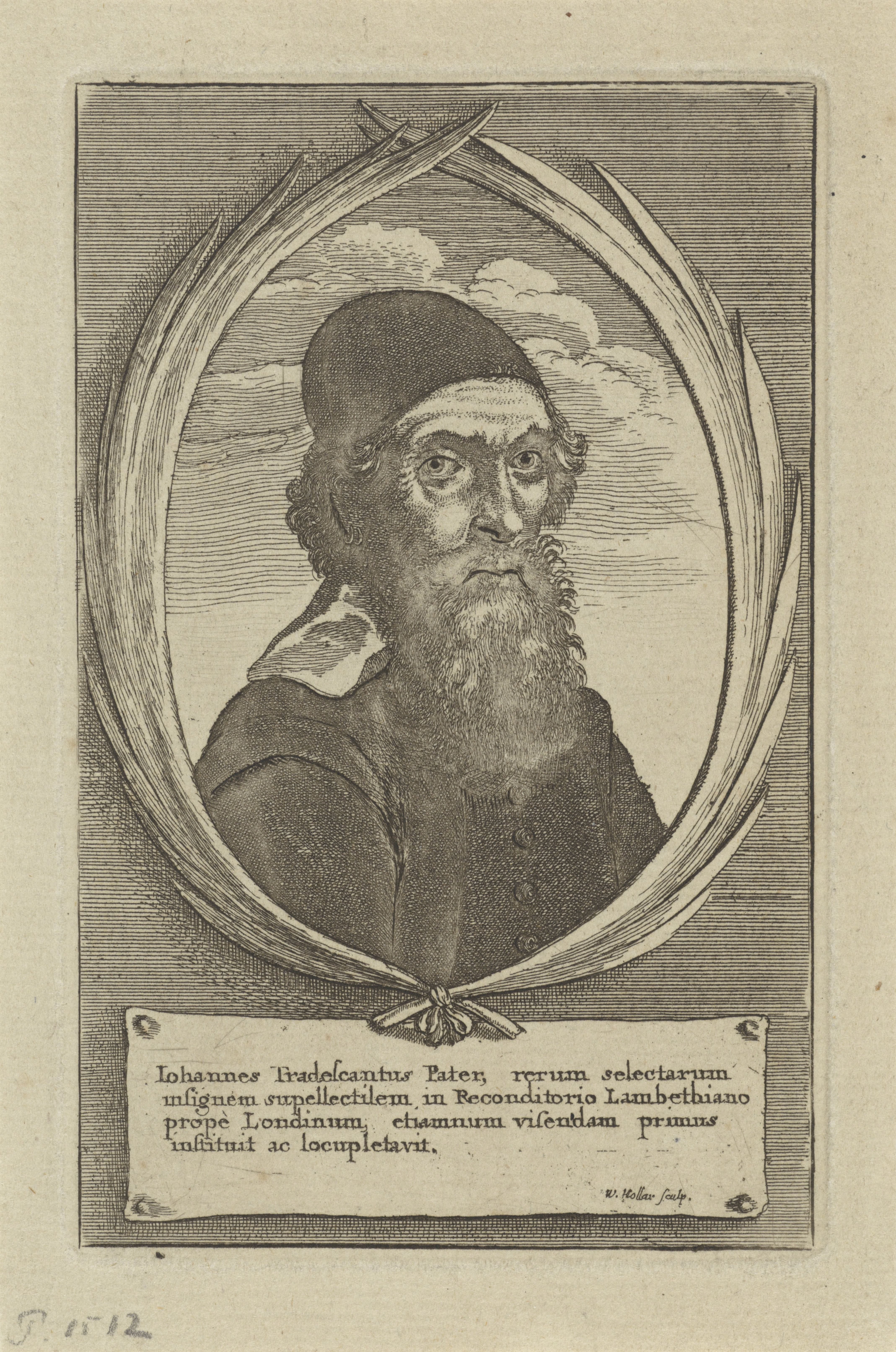 Portret van John Tradescant de Oude