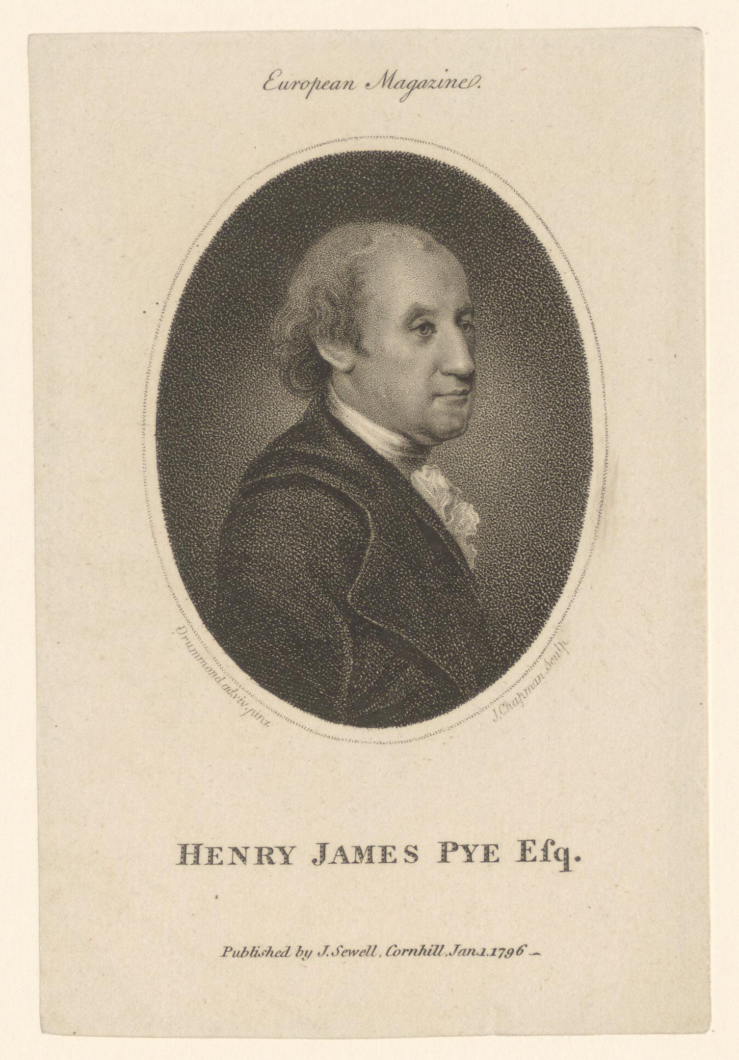 Portret van Henry James Pye Esq.