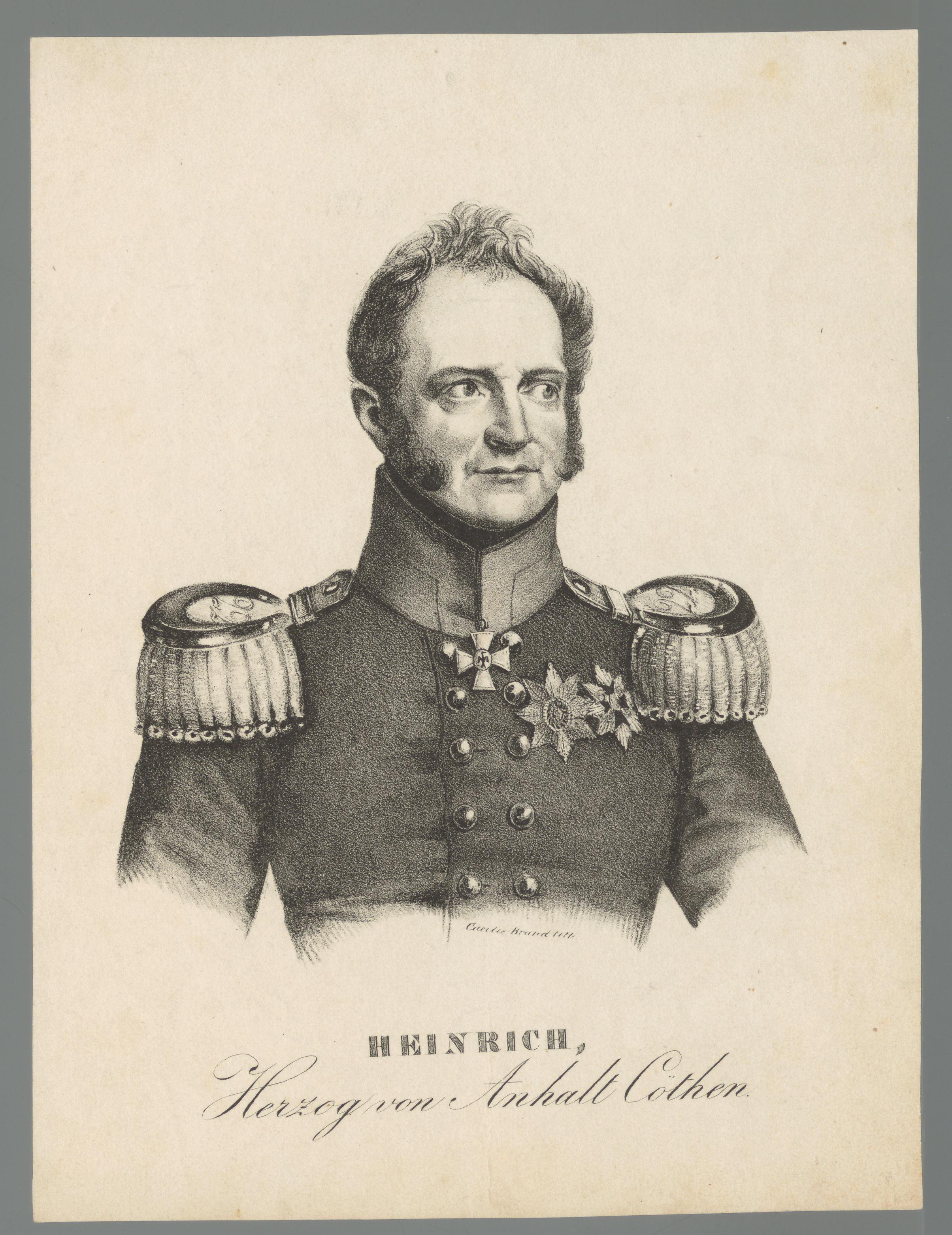 Portret van Hendrik van Anhalt-Köthen