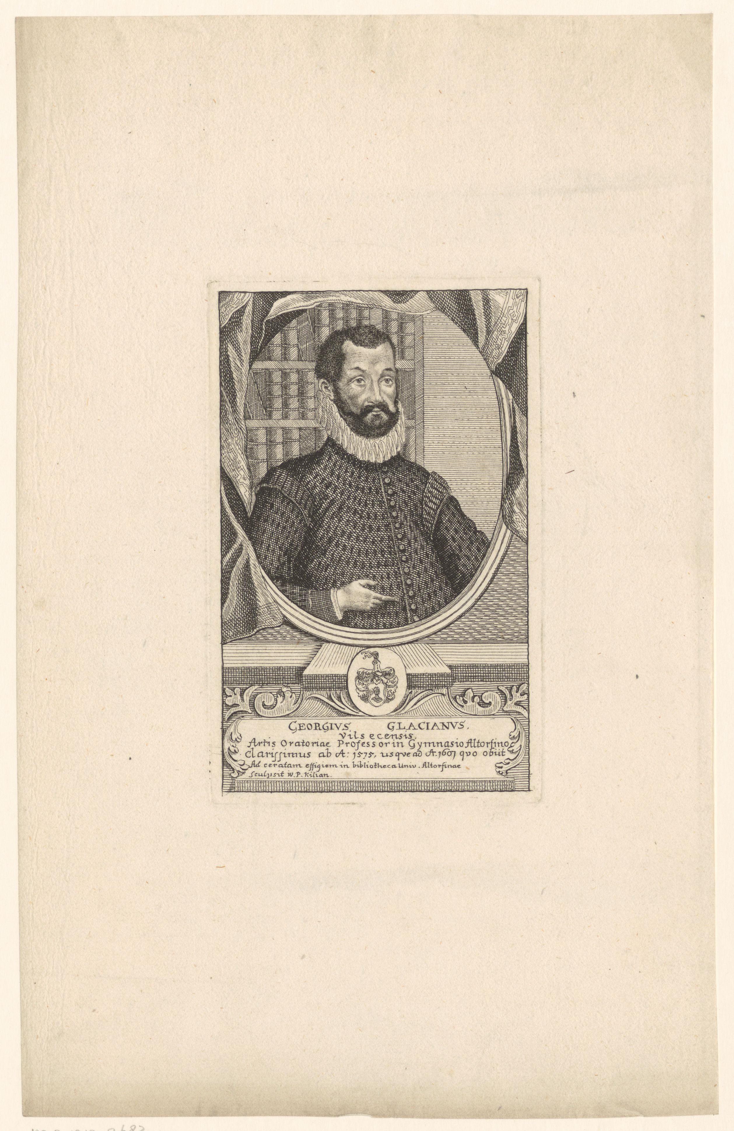 Portret van Georg Glacianus