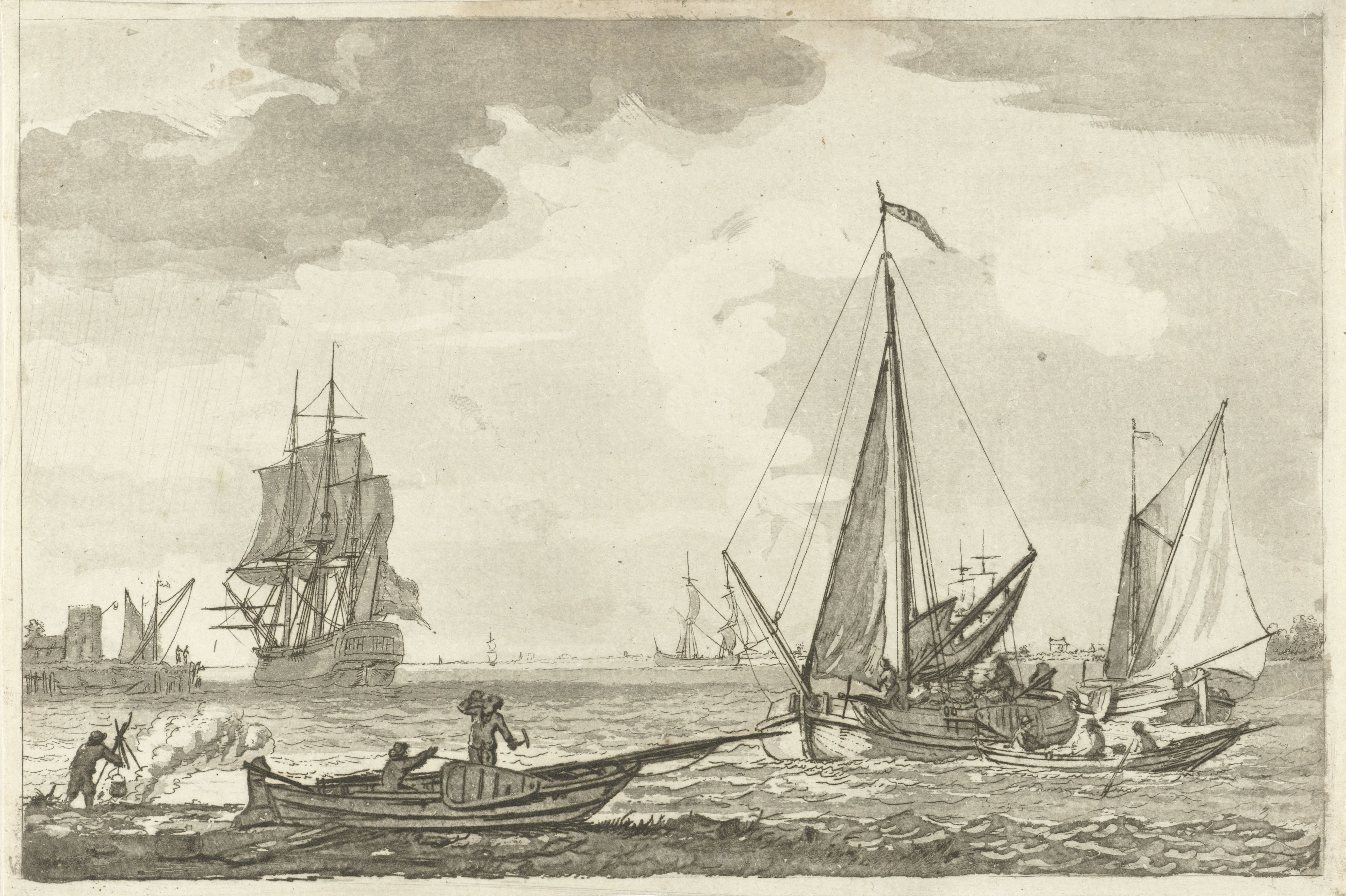 Bevoorrading van een schip