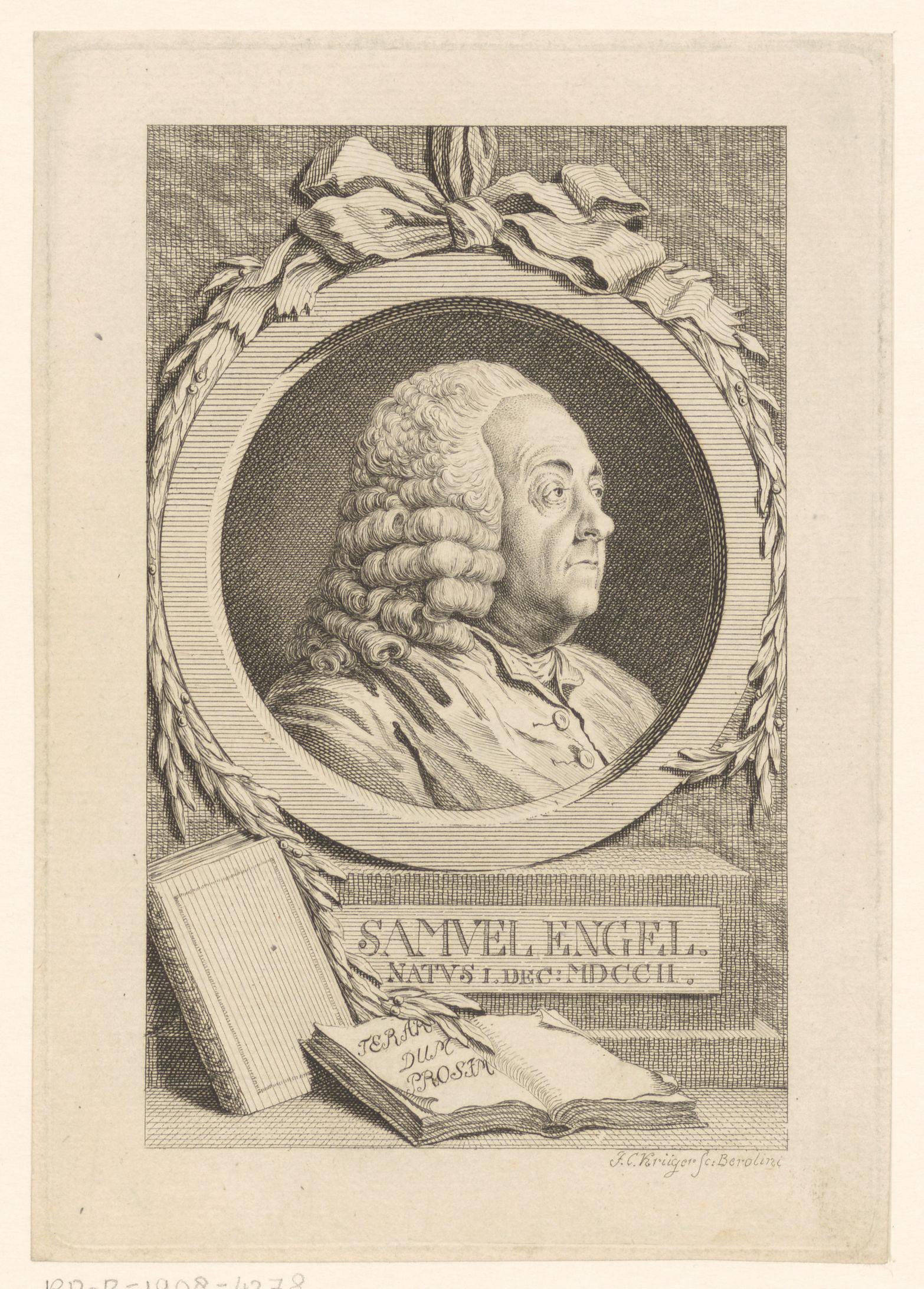 Portret van Samuel Engel