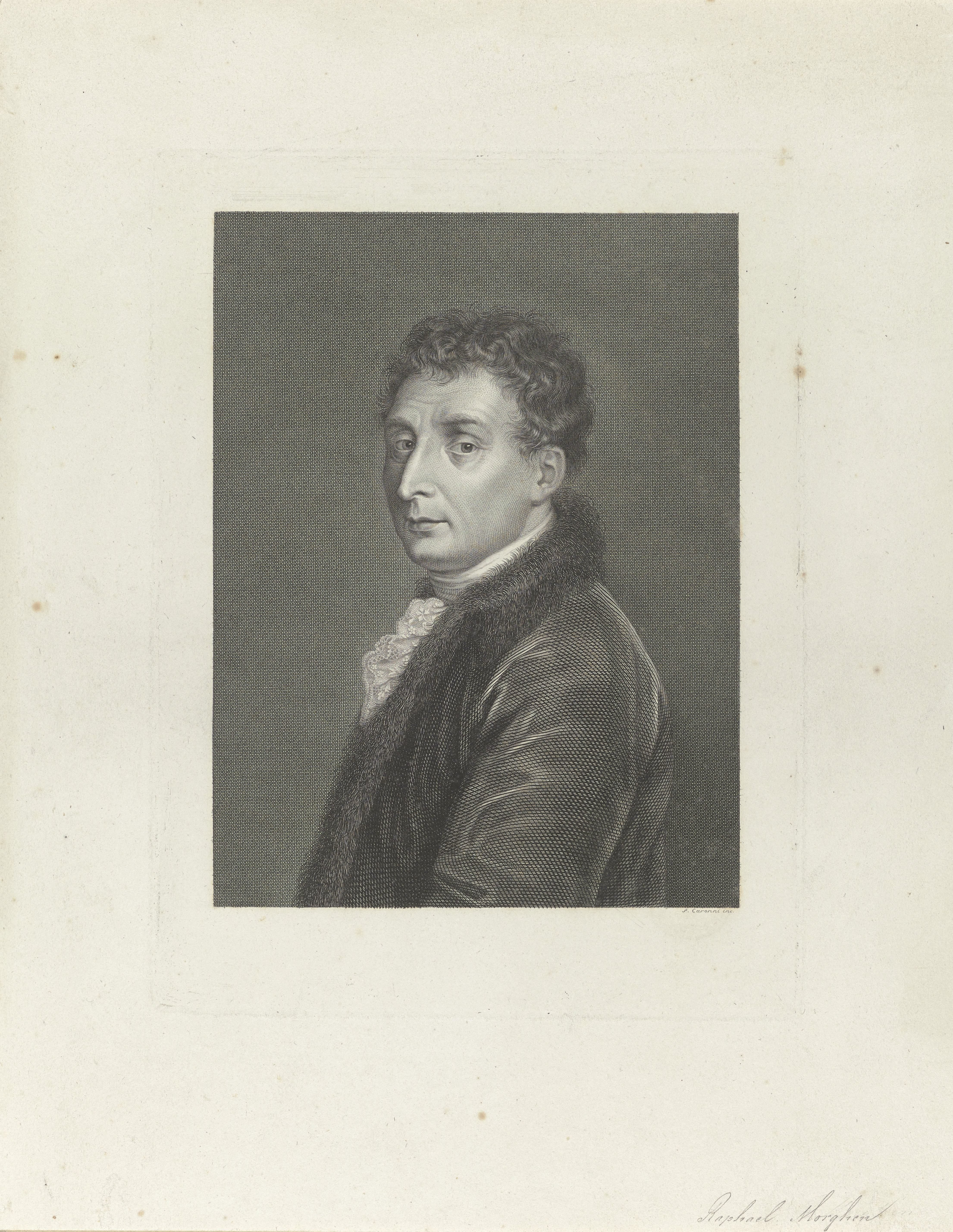 Portret van Raffaelle Morghen