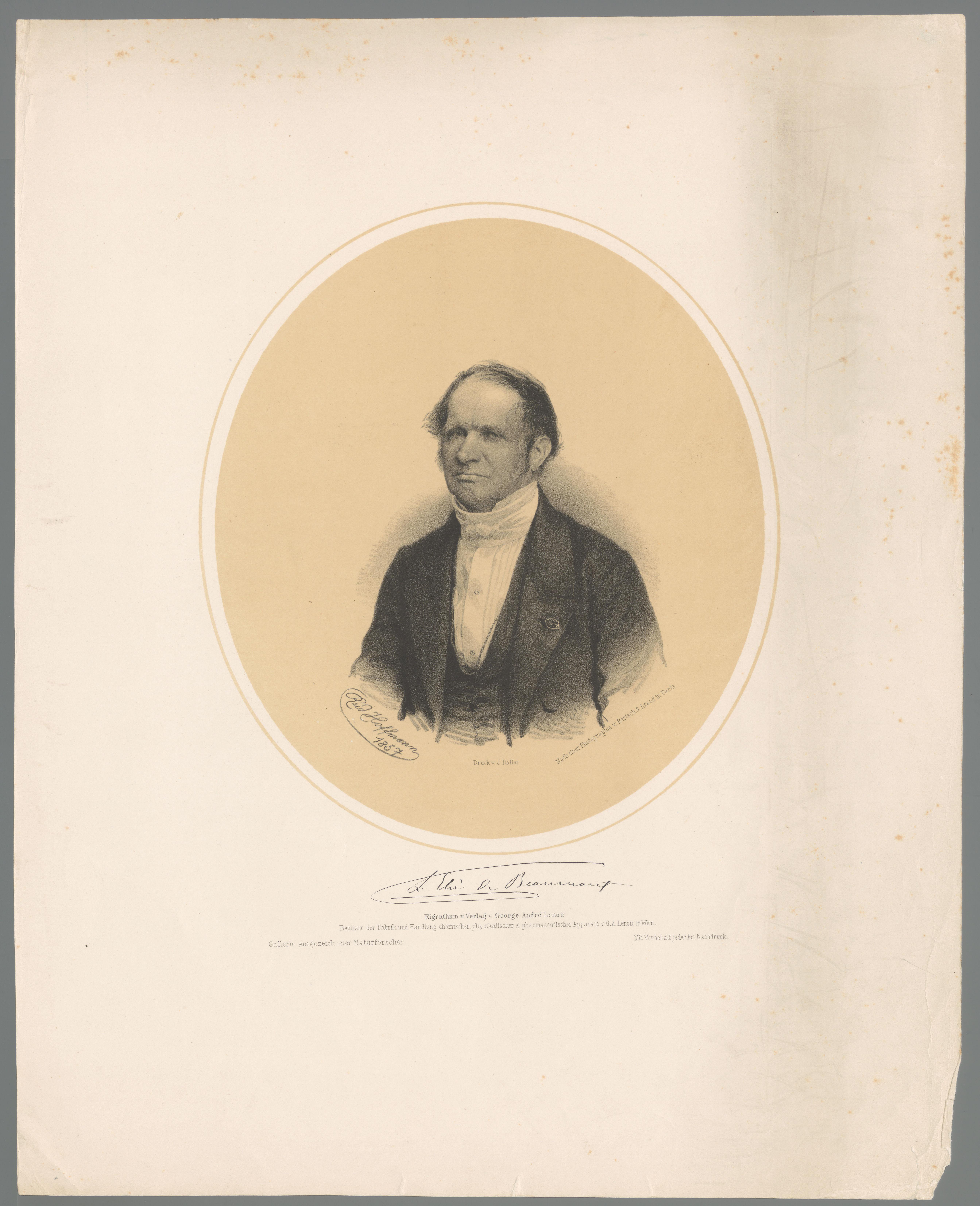 Portret van Léonce Élie de Beaumont