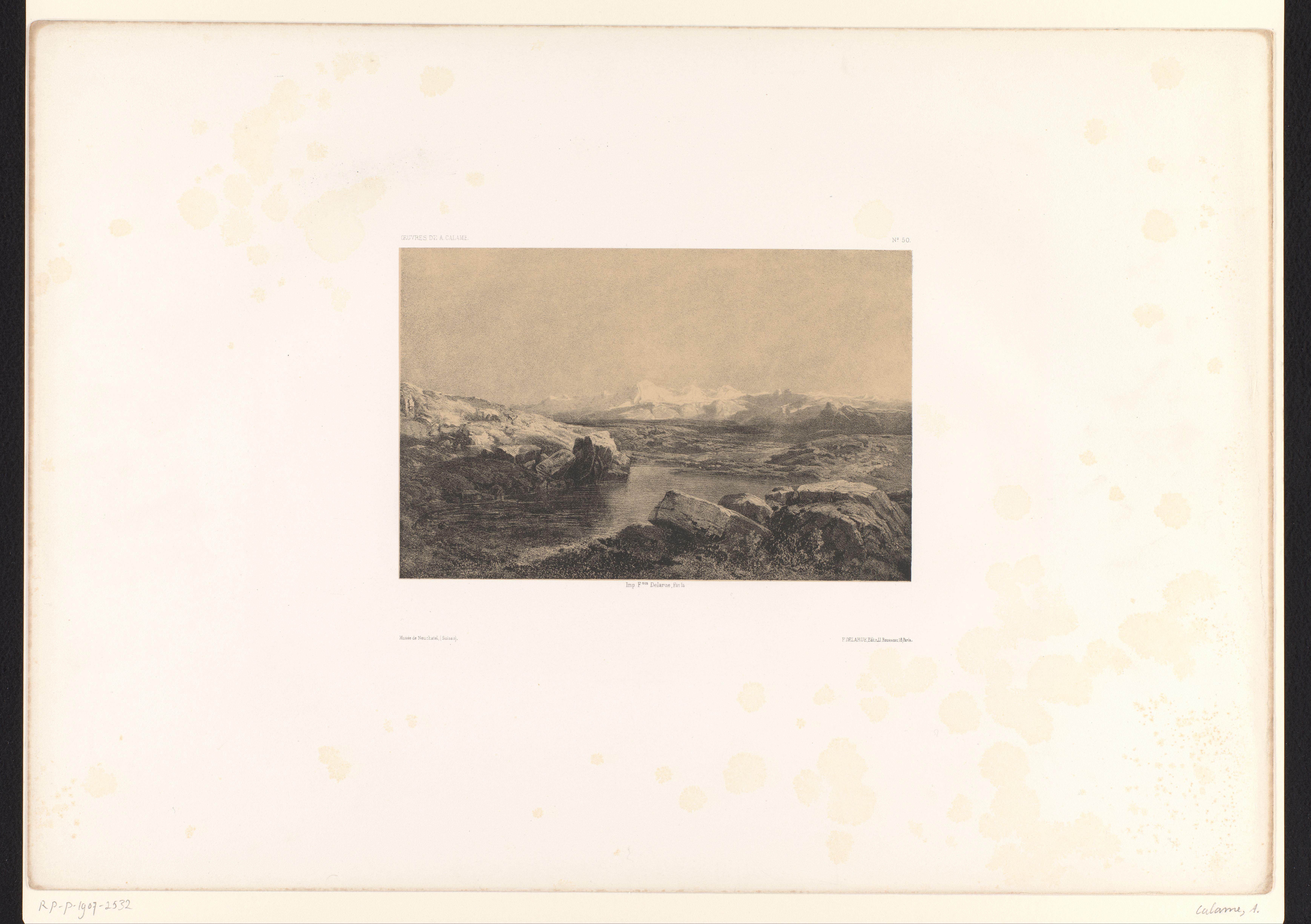 Berglandschap met meer