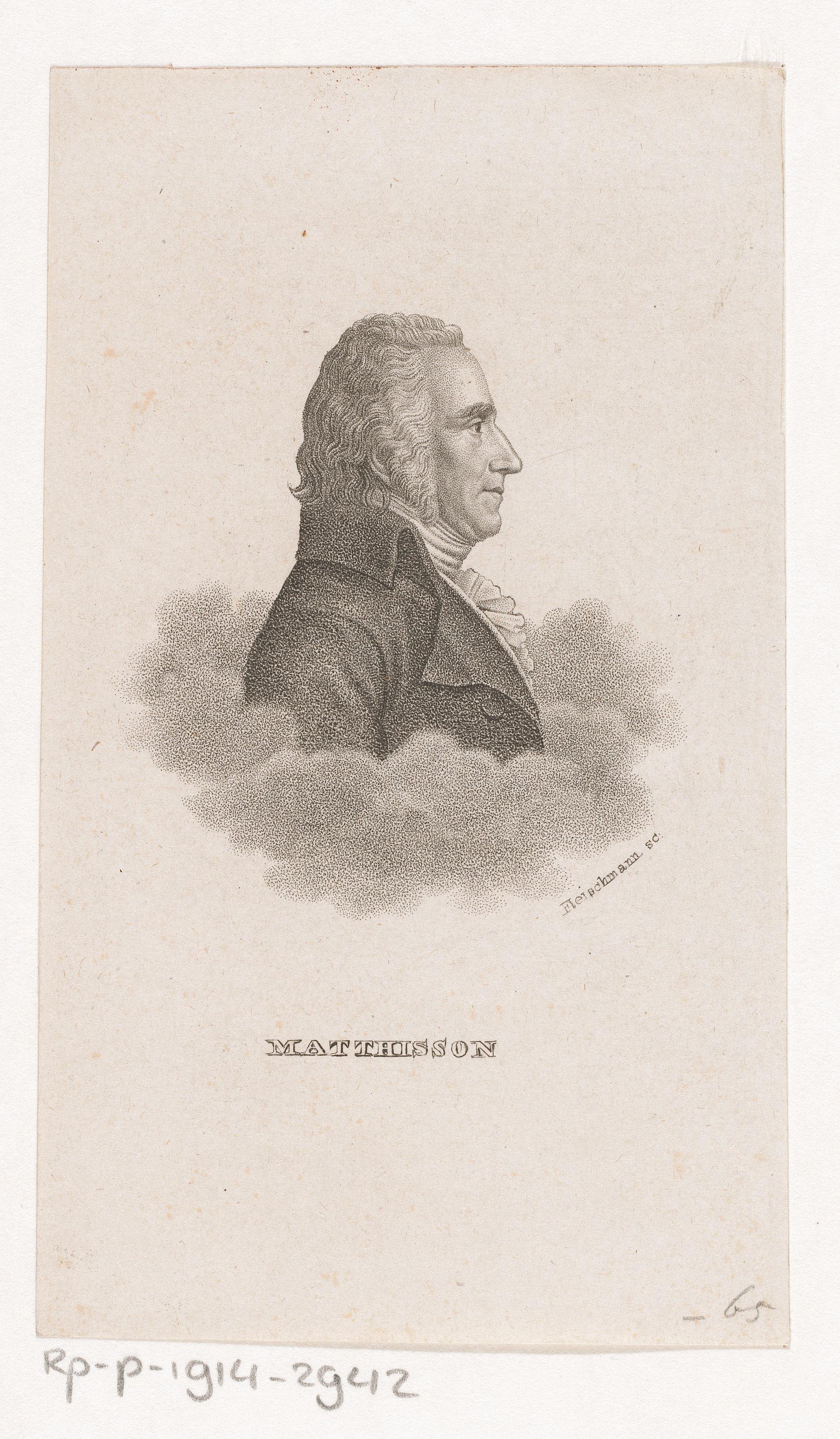 Portret van Friedrich Matthisson