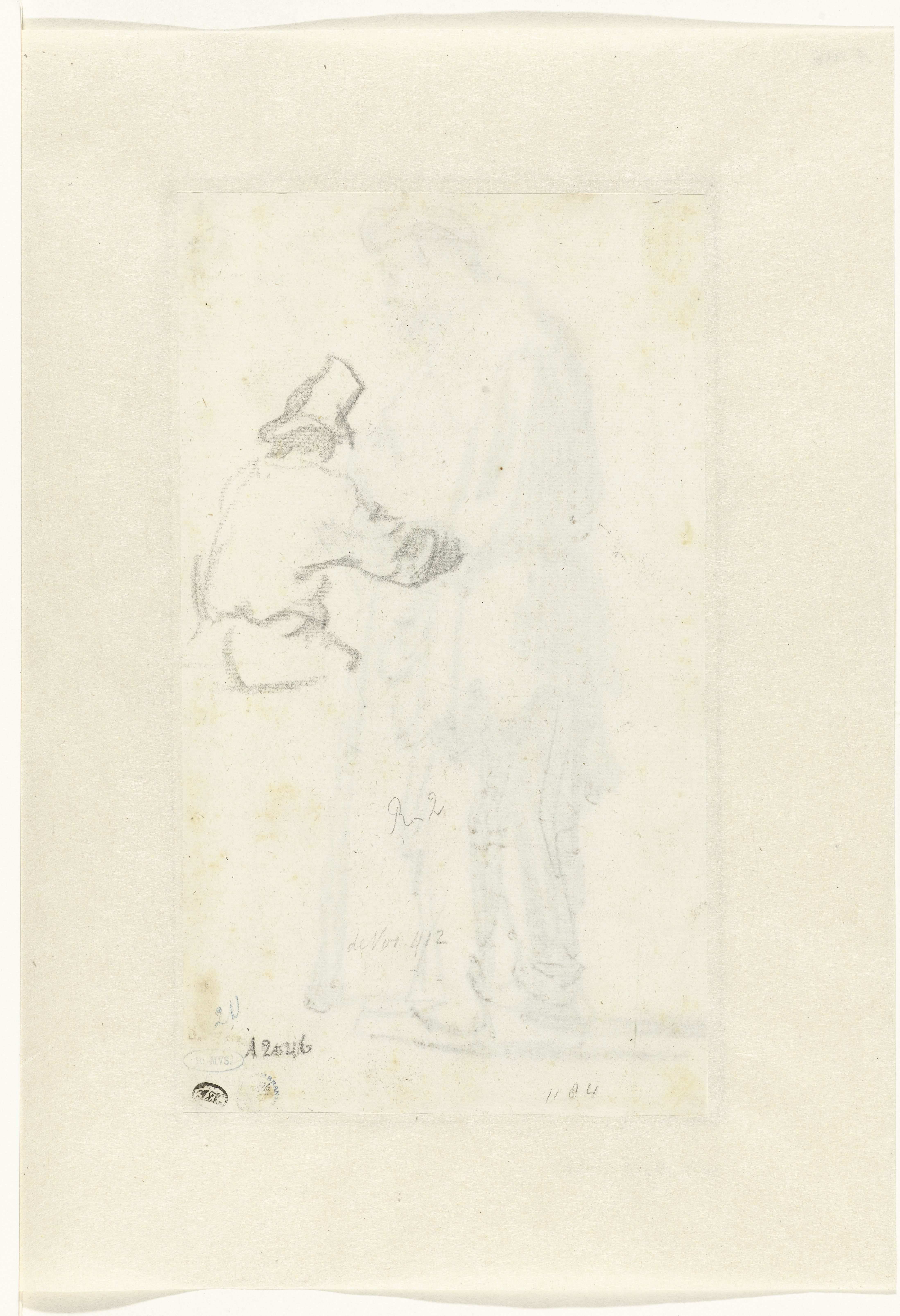 Study of a Man, Seen from Behind
