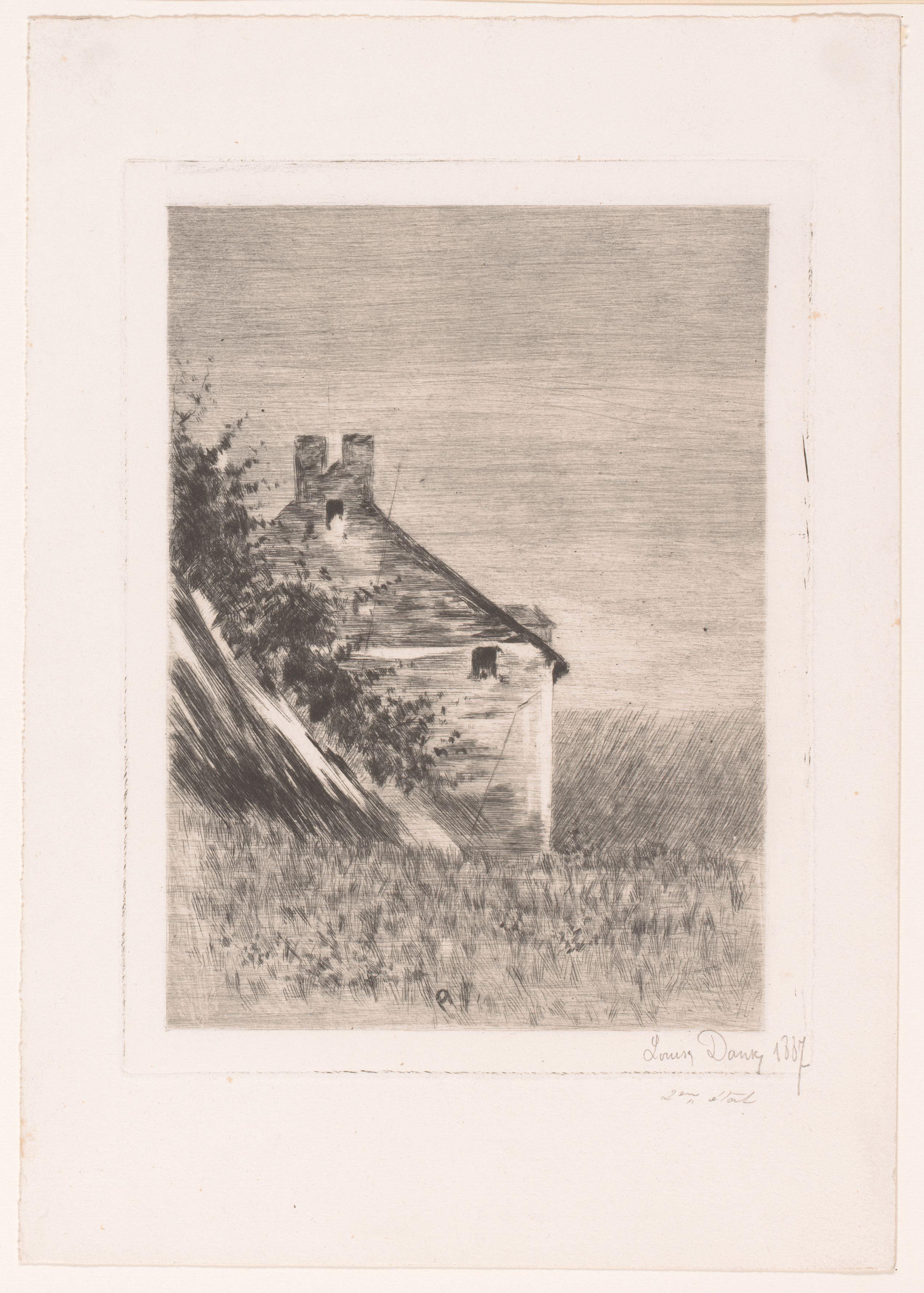 Gebouw in een landschap
