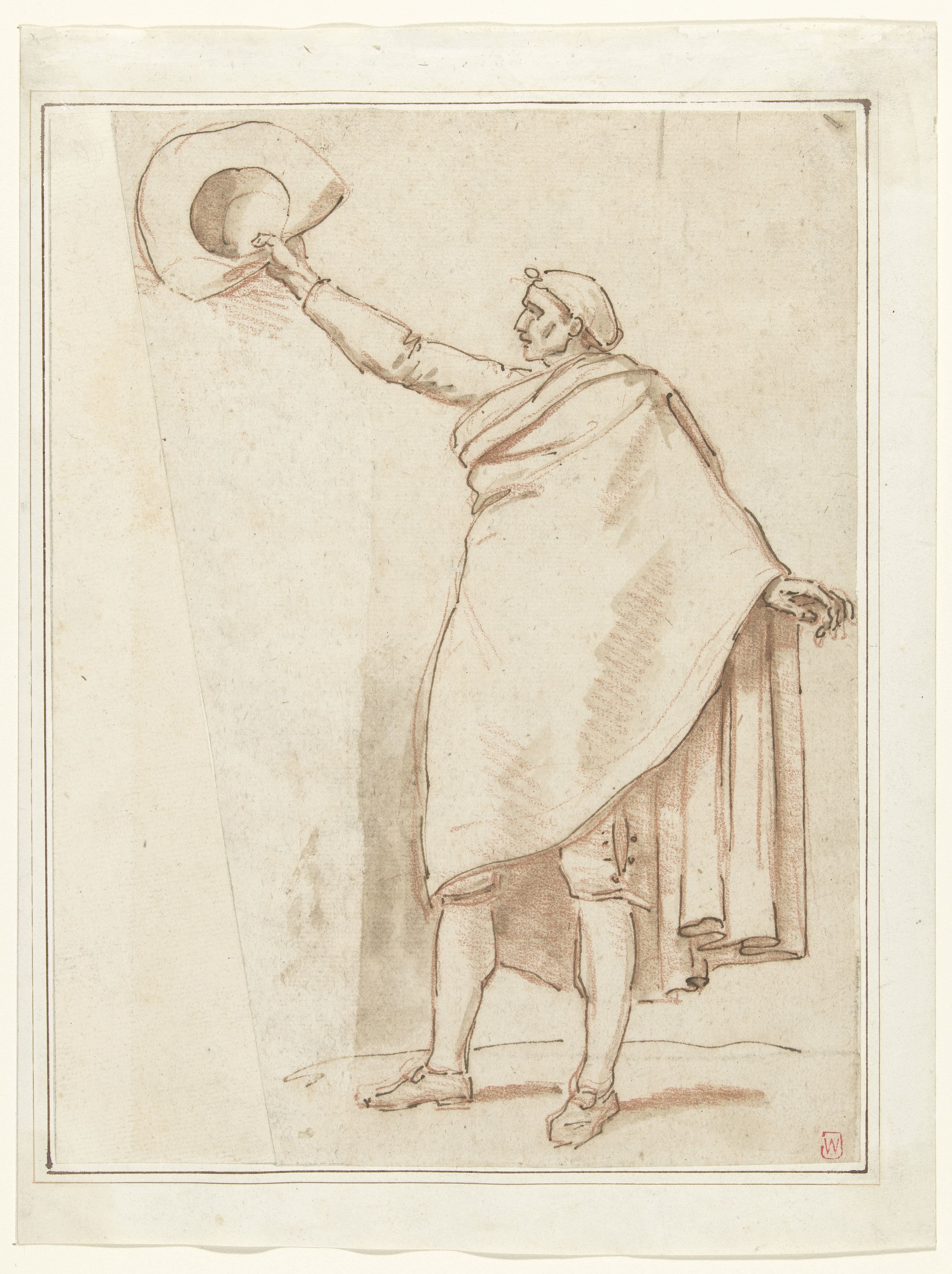 Torero met sombrero zwaaiend