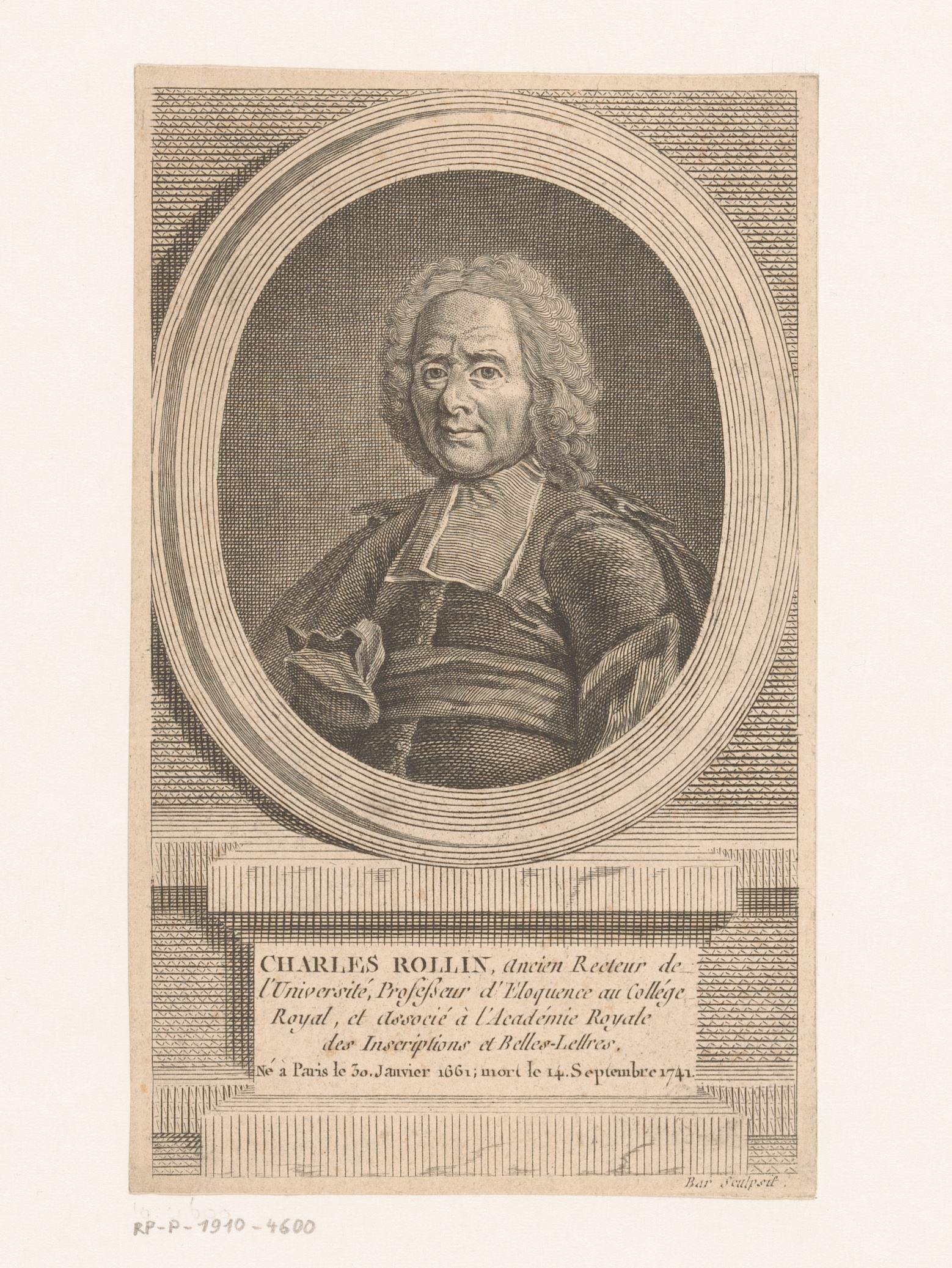 Portret van Charles Rollin