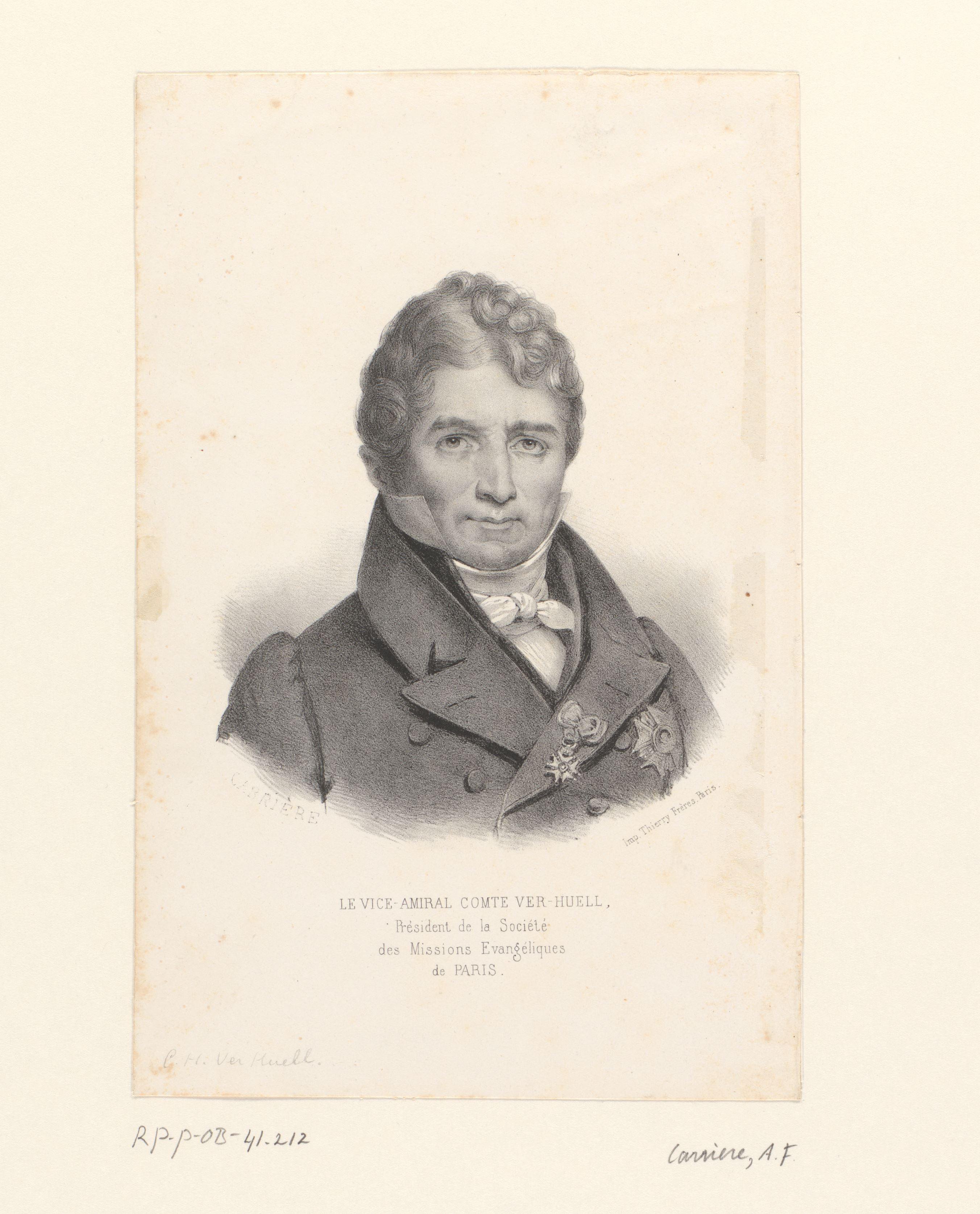 Portret van de admiraal Charles Henri Ver-Huell