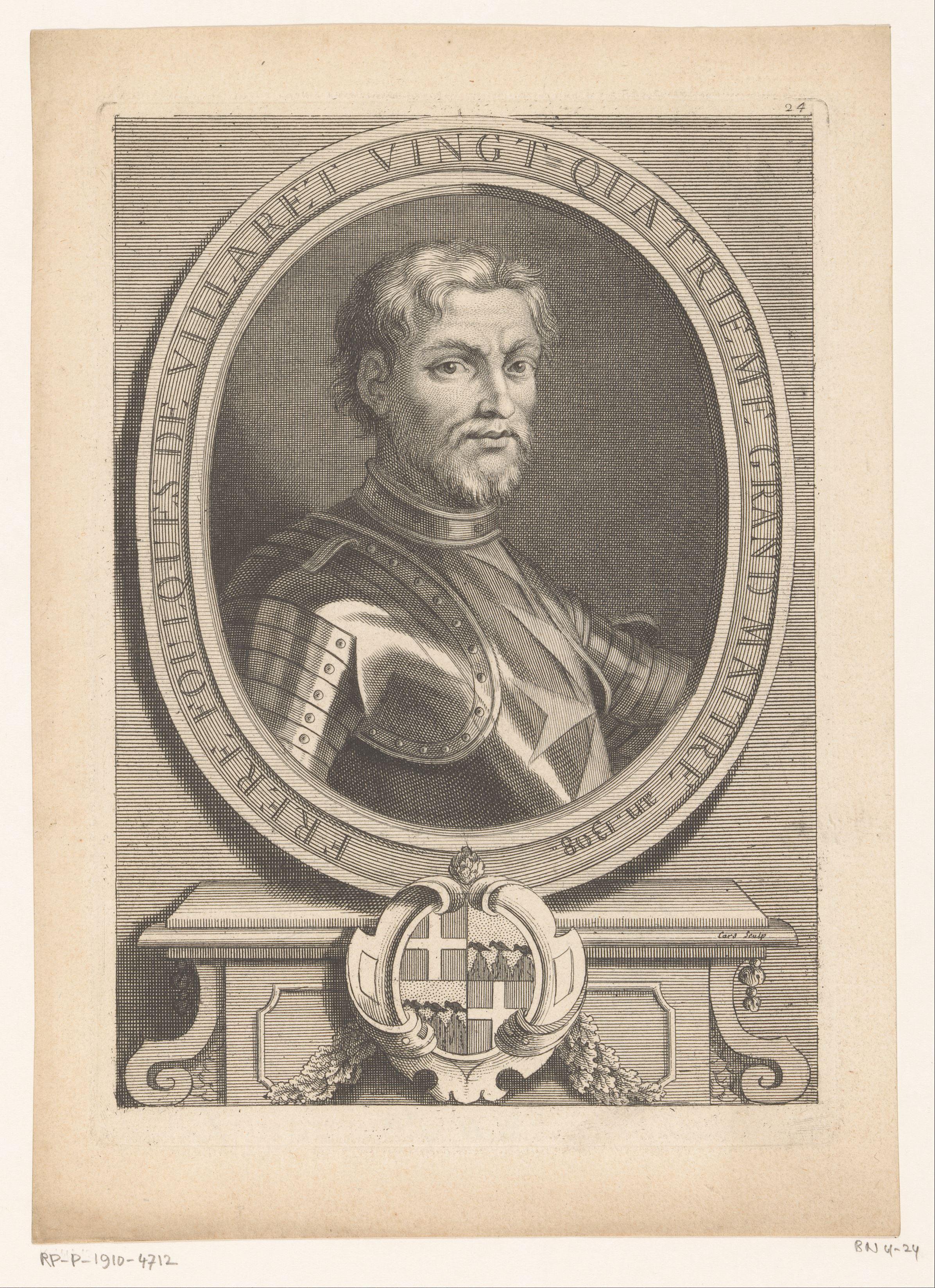 Portret van Foulques de Villaret