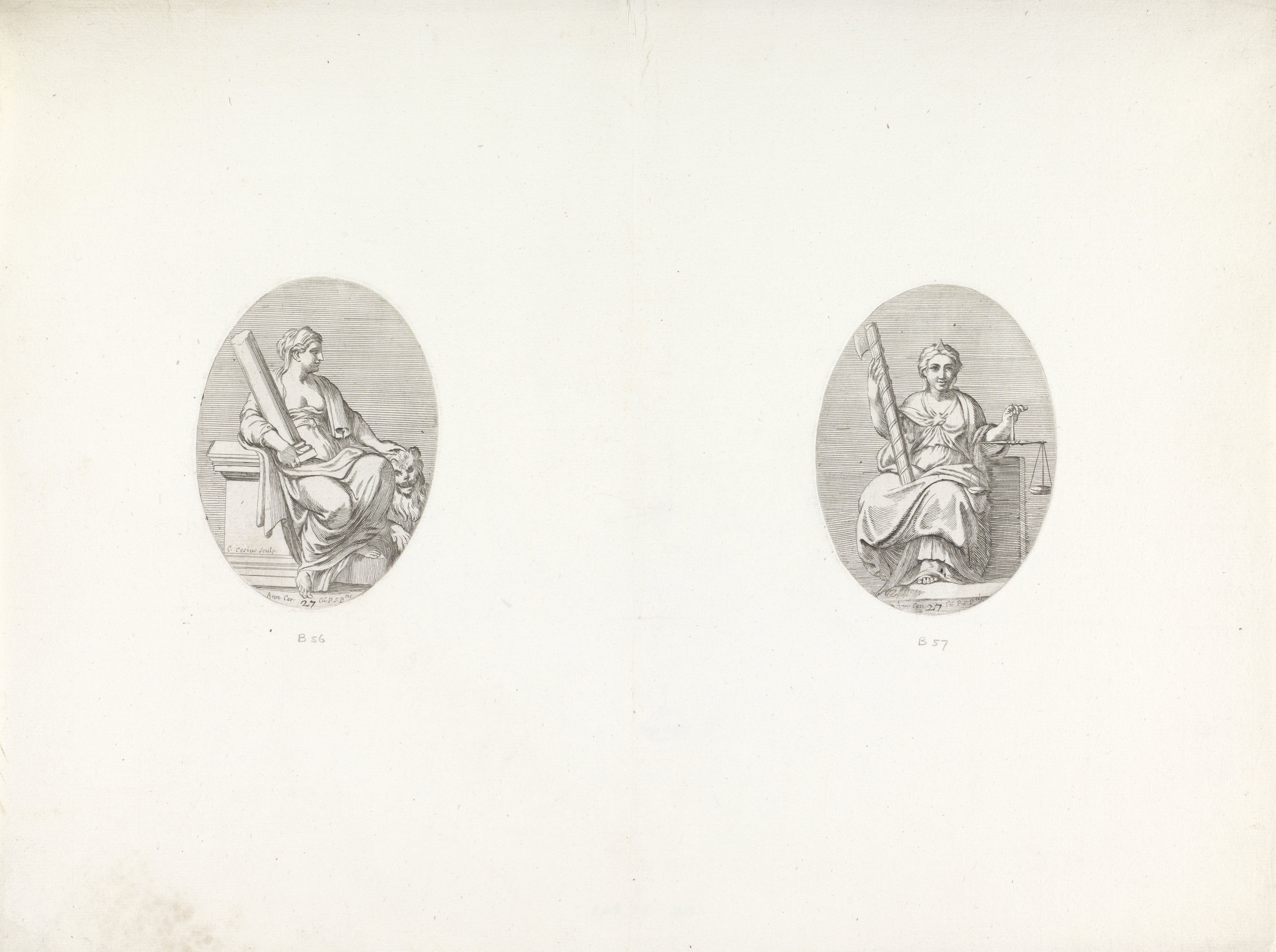 Kracht (Fortitudo) / Rechtvaardigheid (Justitia)