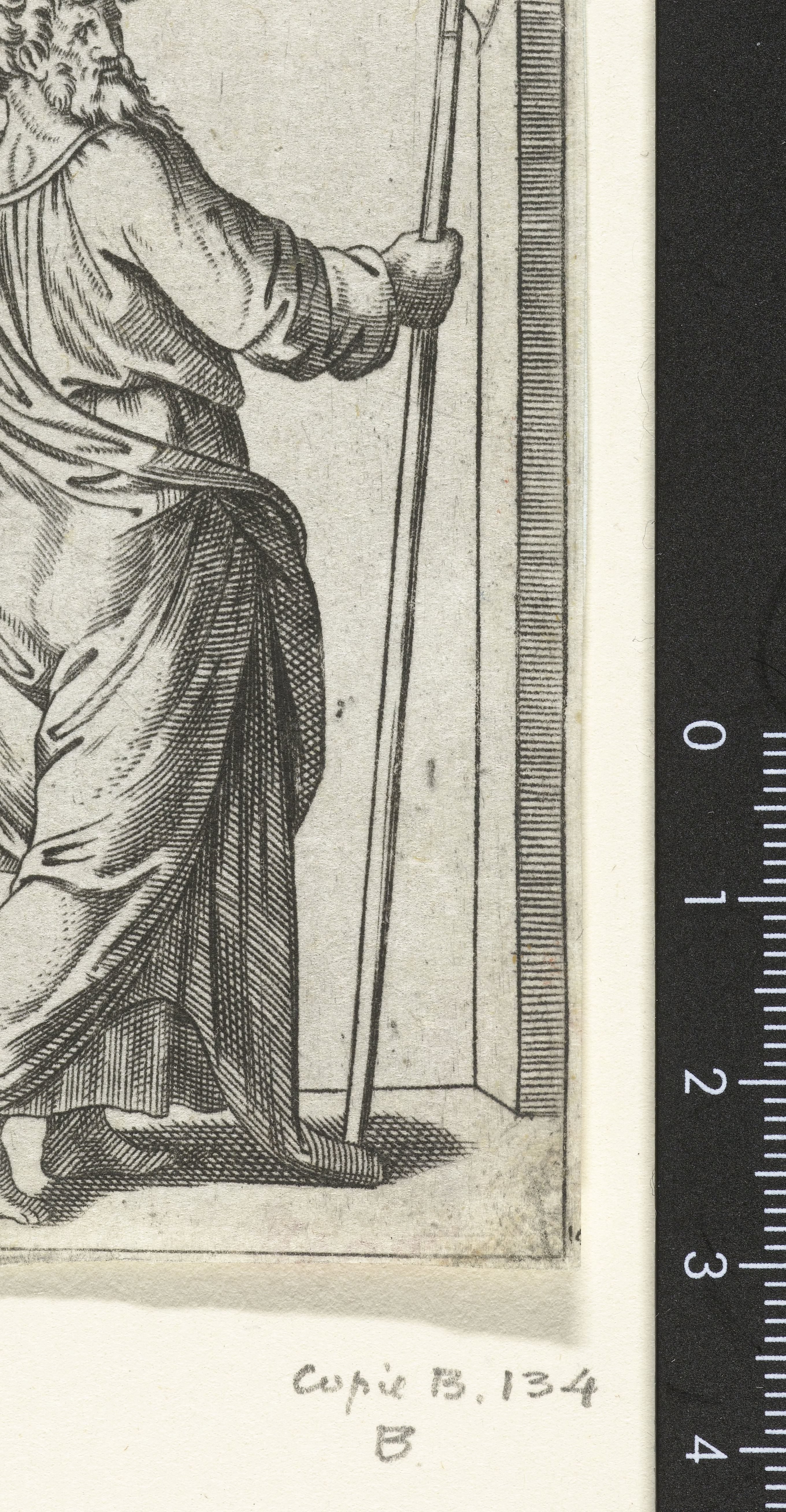 Apostel Judas Taddeüs met hellebaard
