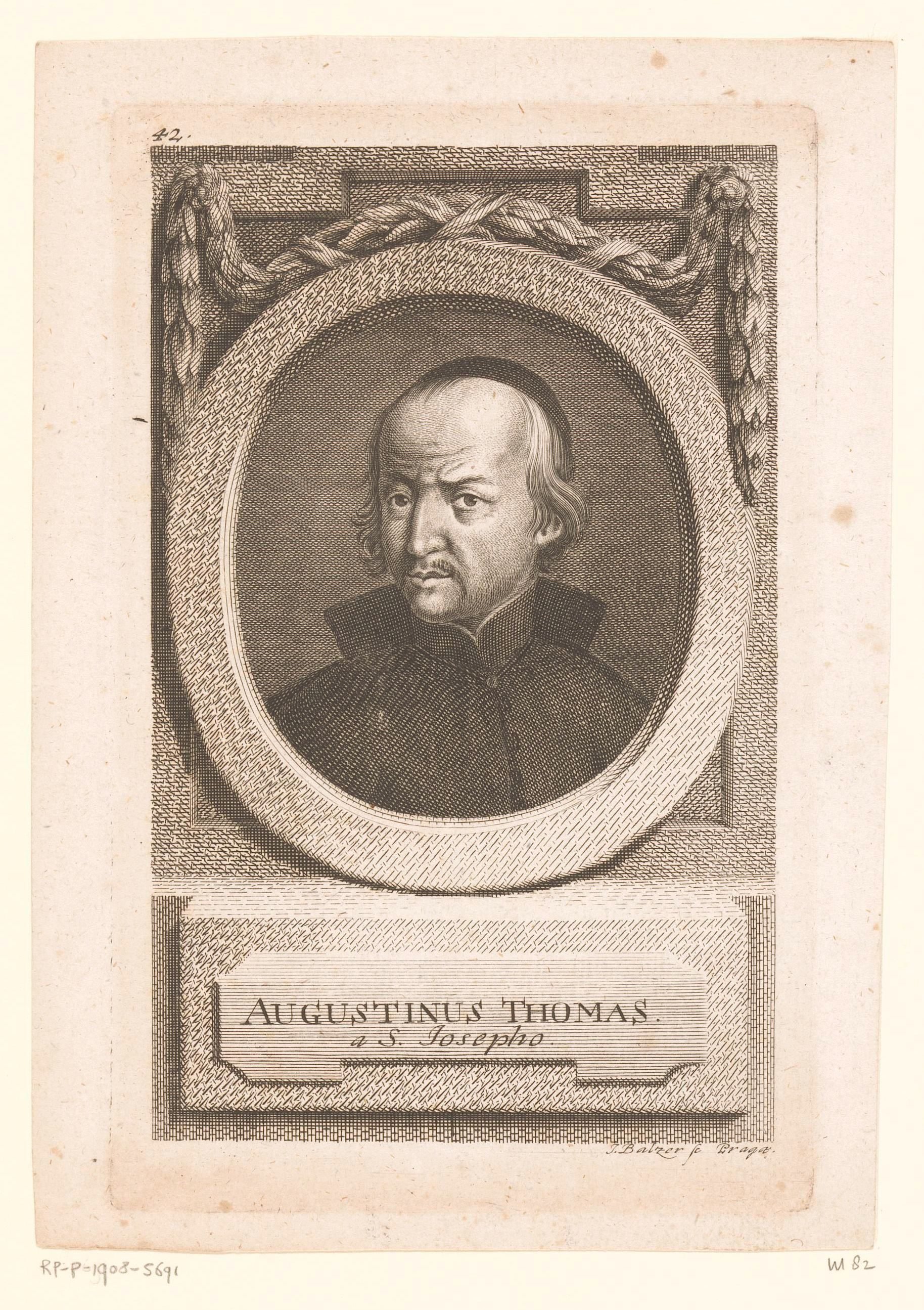 Portret van August Thomas Josepho