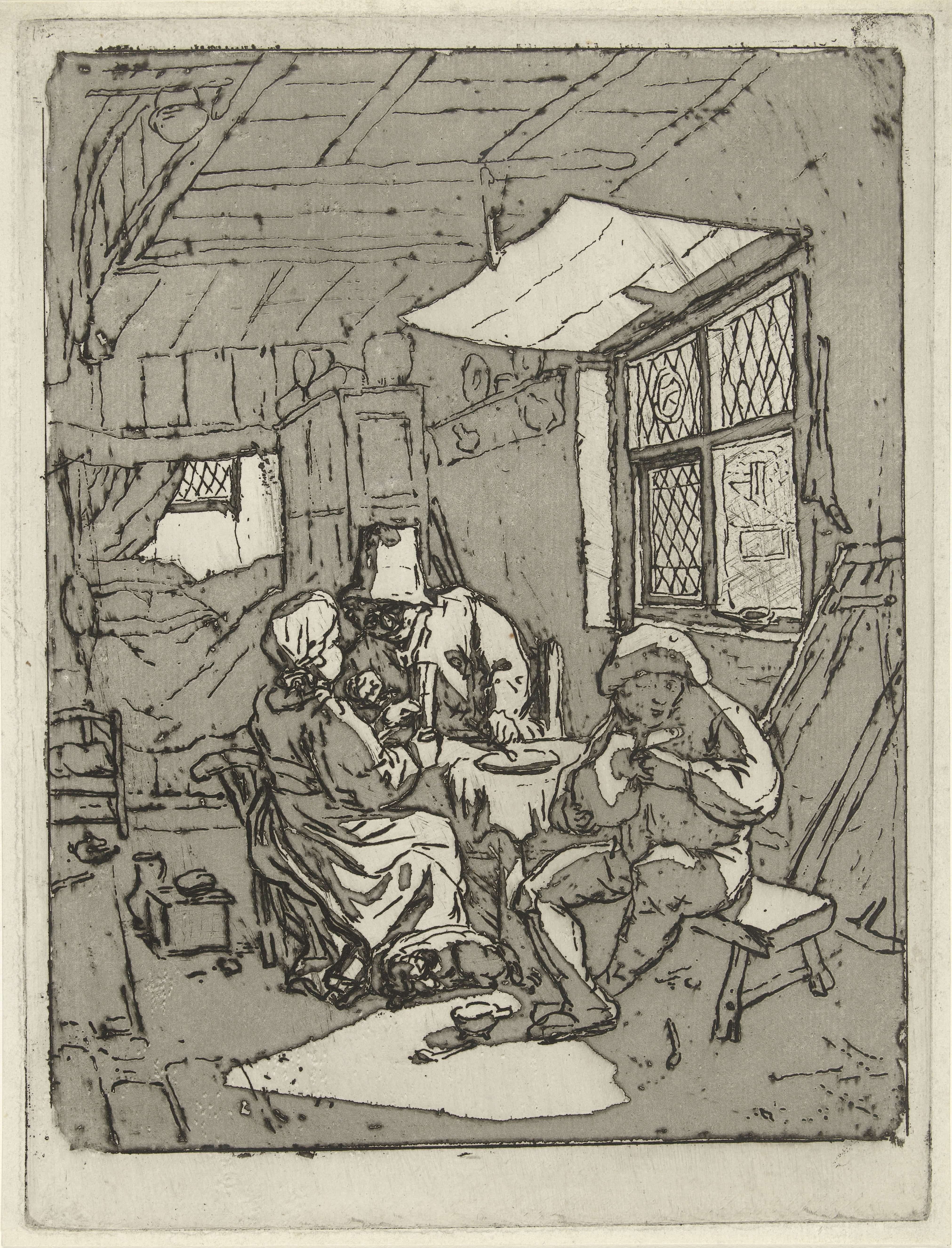 Boereninterieur (tweede versie)