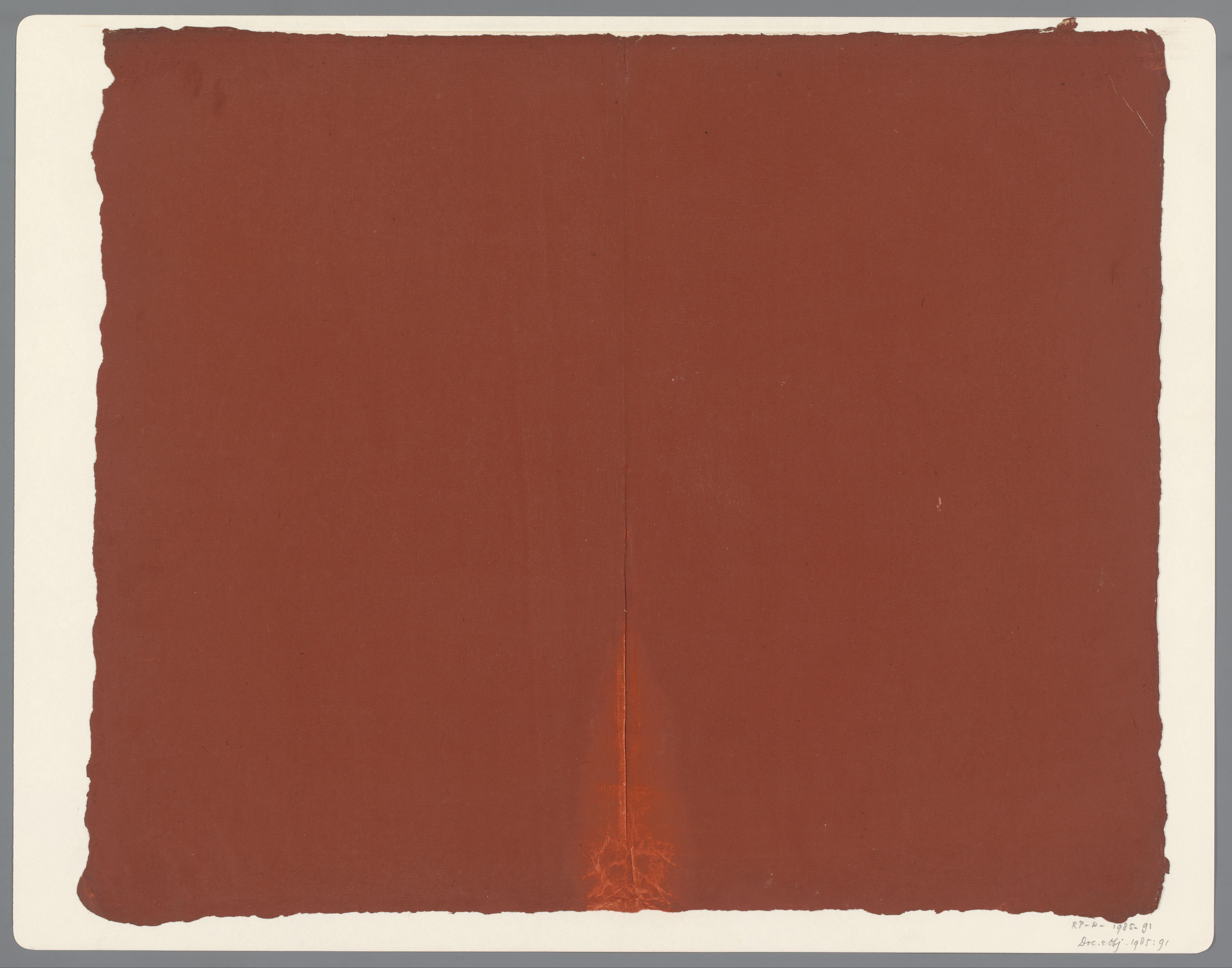 Effen roodbruin papier